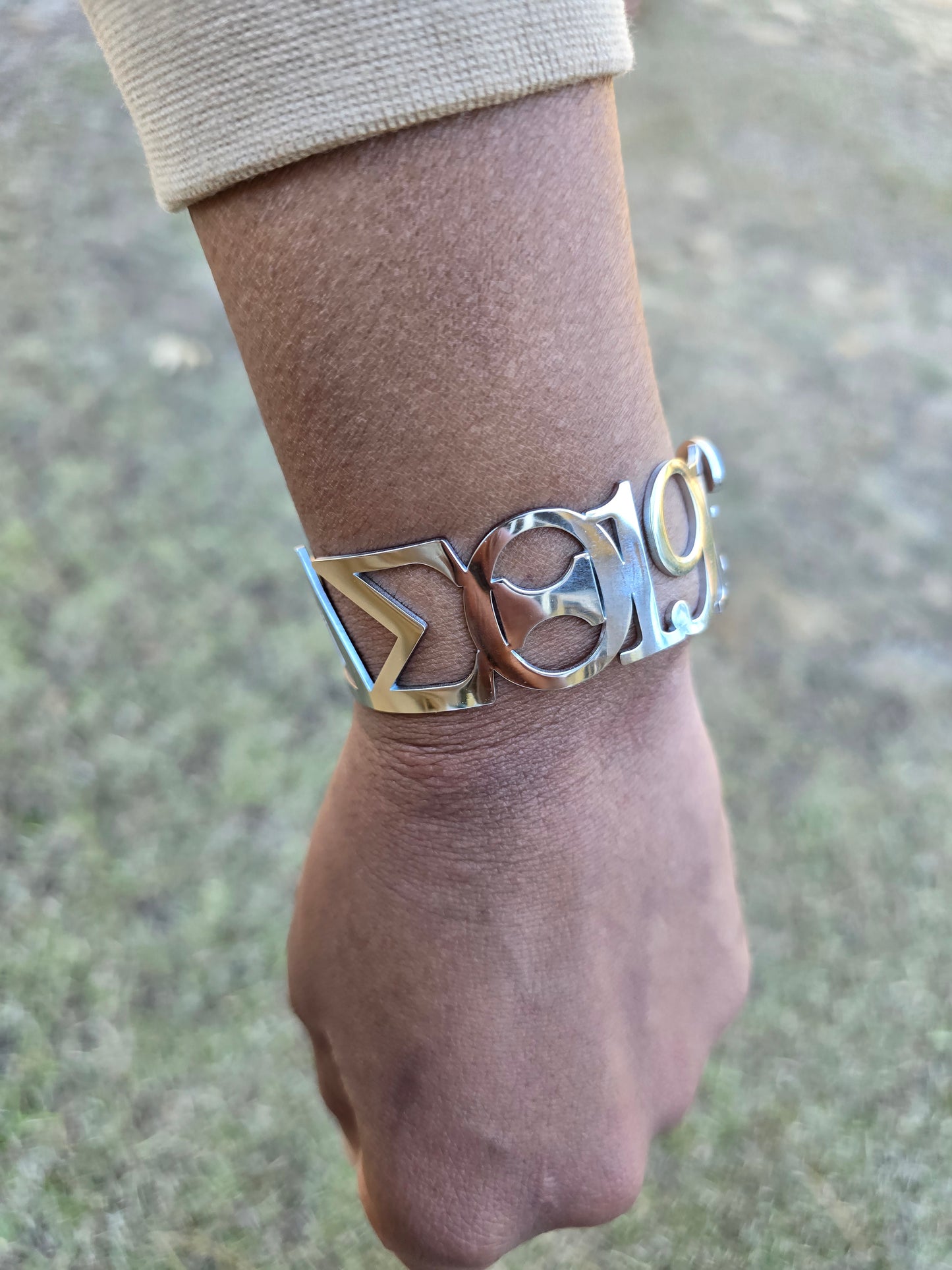 Delta Sigma Theta 1913 Sorority Cuff Bracelet