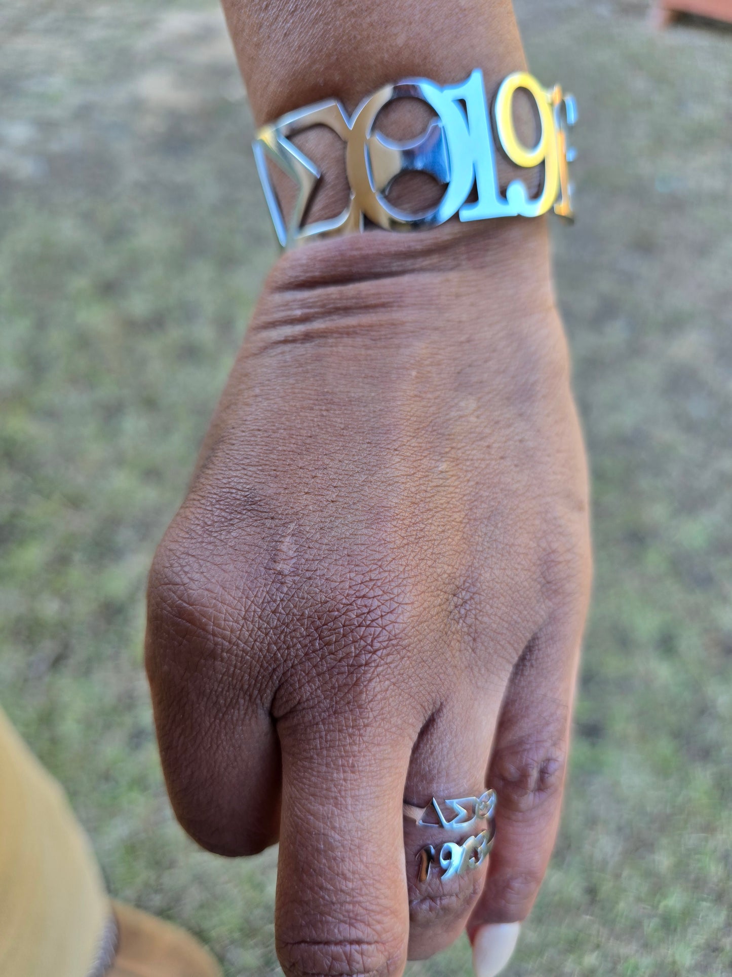 Delta Sigma Theta 1913 Sorority Cuff Bracelet