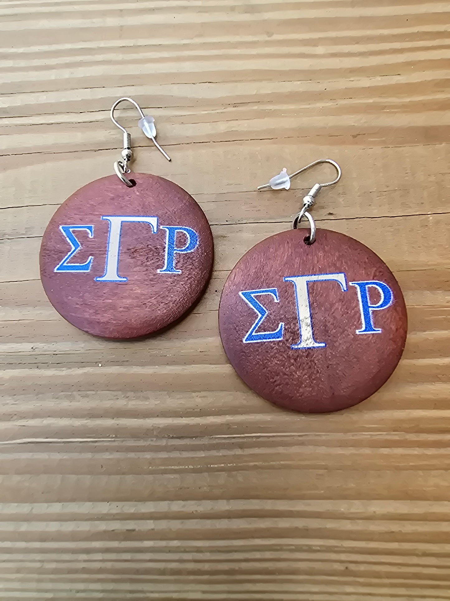 Sigma Gamma Rho Sorority earrings
