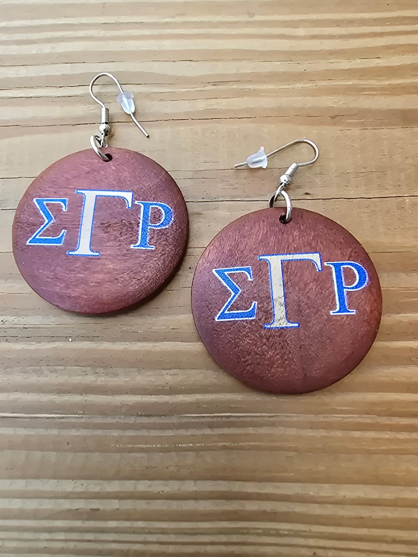 Sigma Gamma Rho Sorority earrings