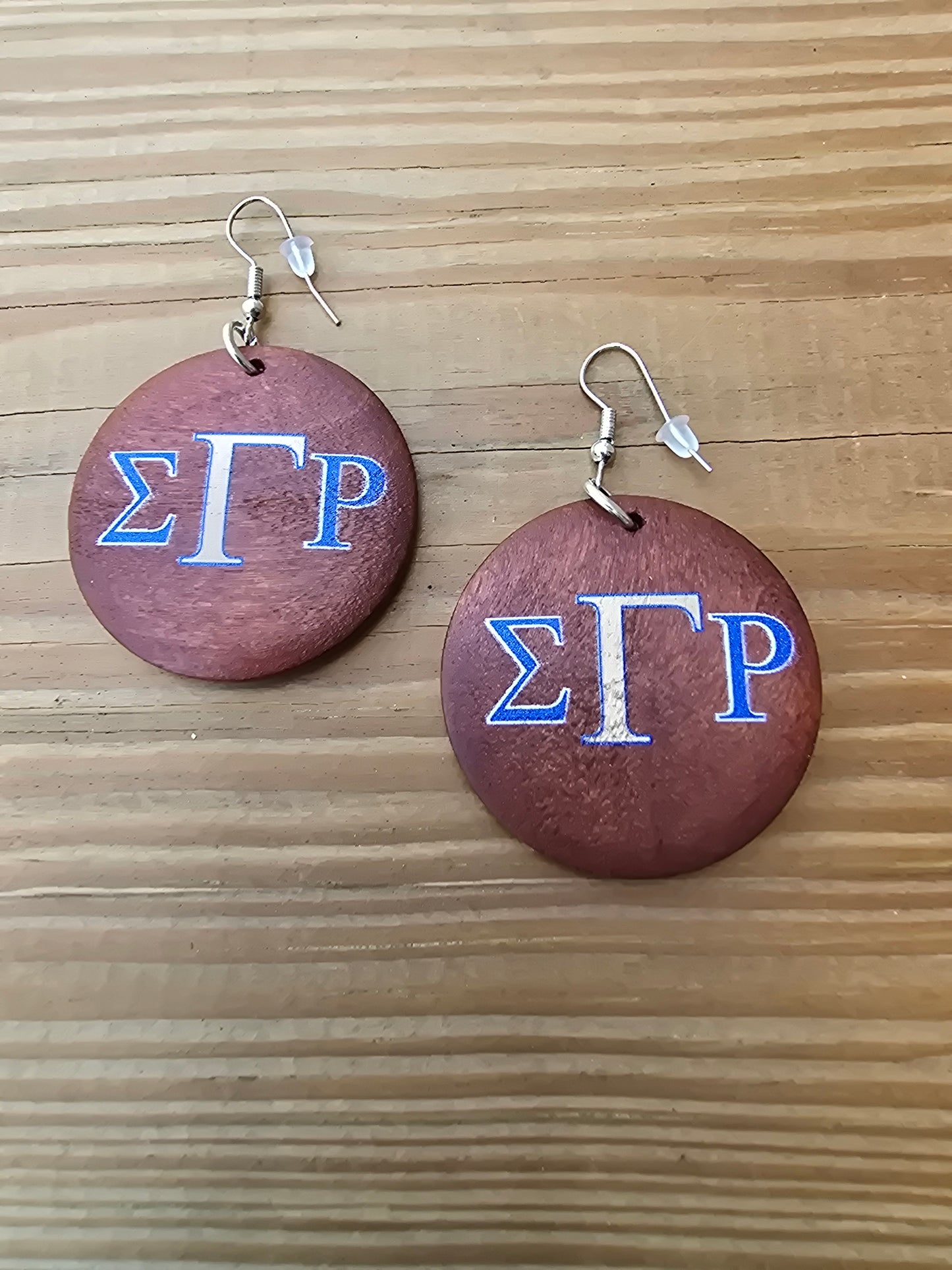 Sigma Gamma Rho Sorority earrings