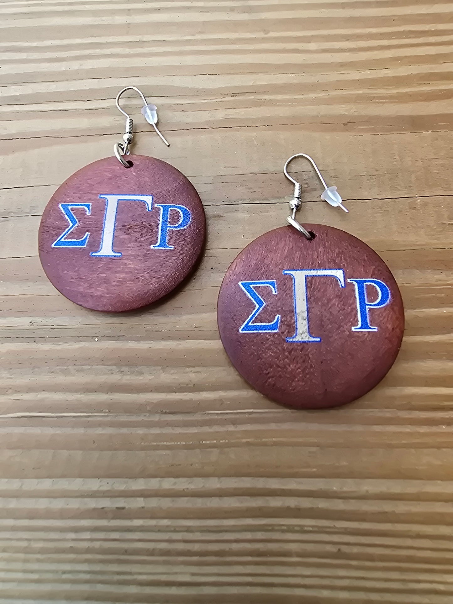 Sigma Gamma Rho Sorority earrings