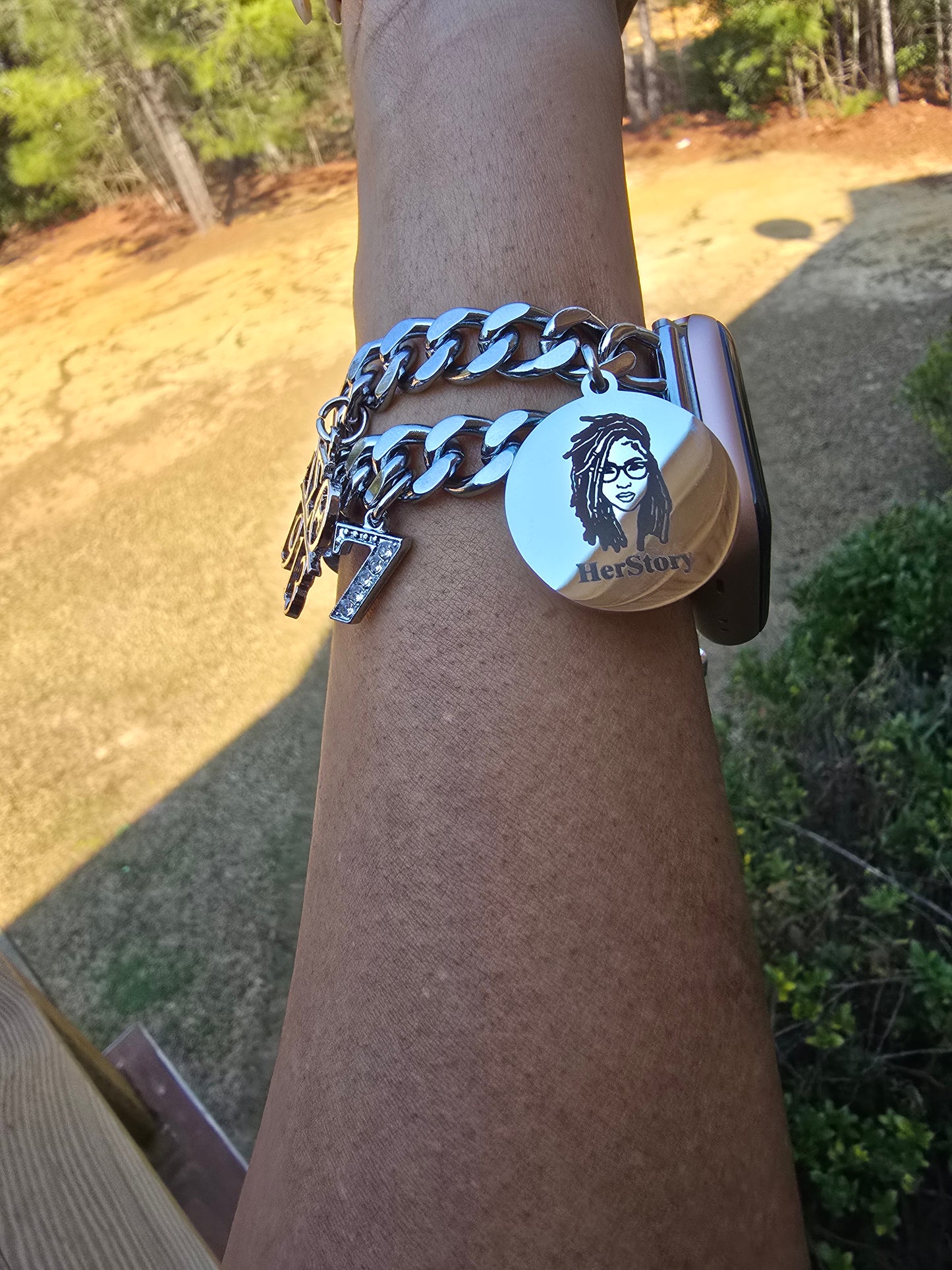 DST Delta Girl Custom Fit Sorority Apple Link Watch Band (Please message shop with line number if you would like added to design)