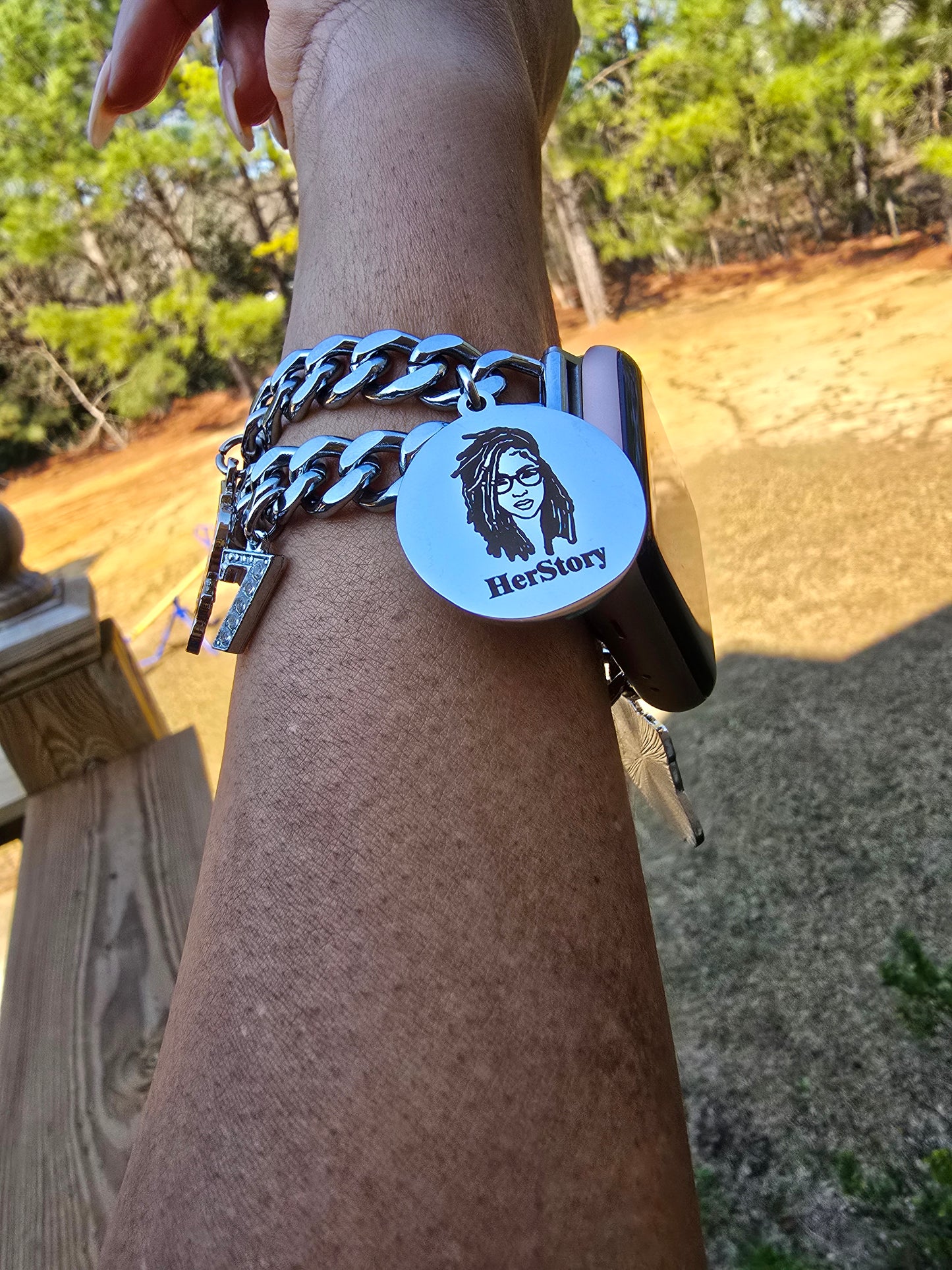 DST Delta Girl Custom Fit Sorority Apple Link Watch Band (Please message shop with line number if you would like added to design)