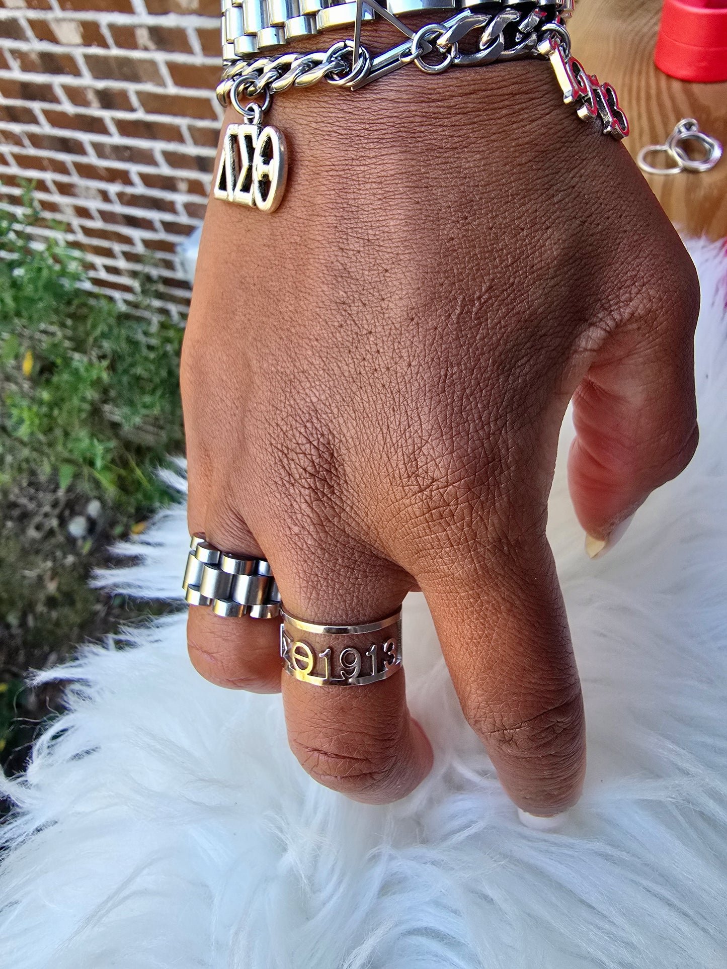 ΔΣΘ 1913 Adjustable Ring - DST Ring - Delta Ring - Sorority Jewelry - 1913 Ring - Sorority Ring