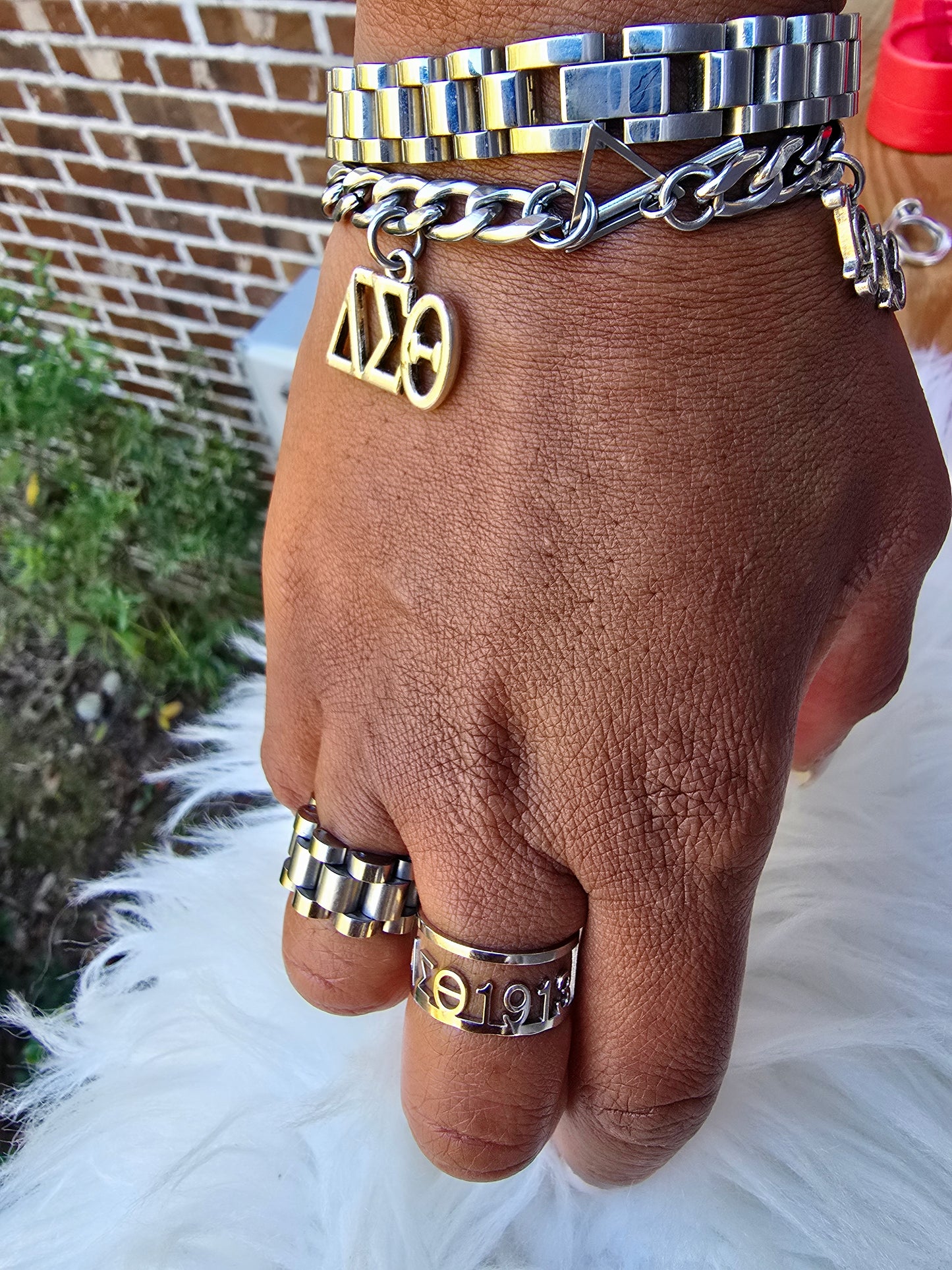 ΔΣΘ 1913 Adjustable Ring - DST Ring - Delta Ring - Sorority Jewelry - 1913 Ring - Sorority Ring