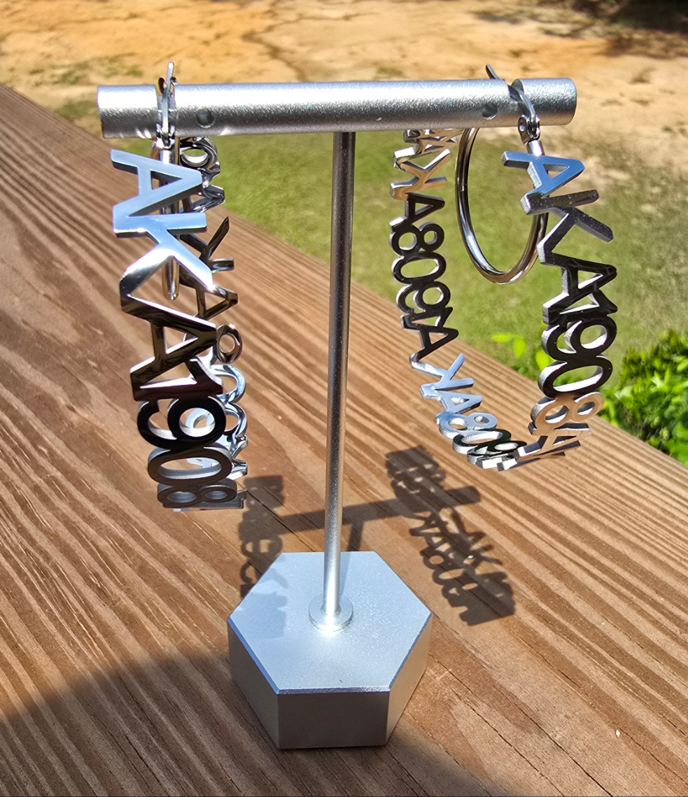 Alpha Kappa Alpha 1908 Sorority Earrings
