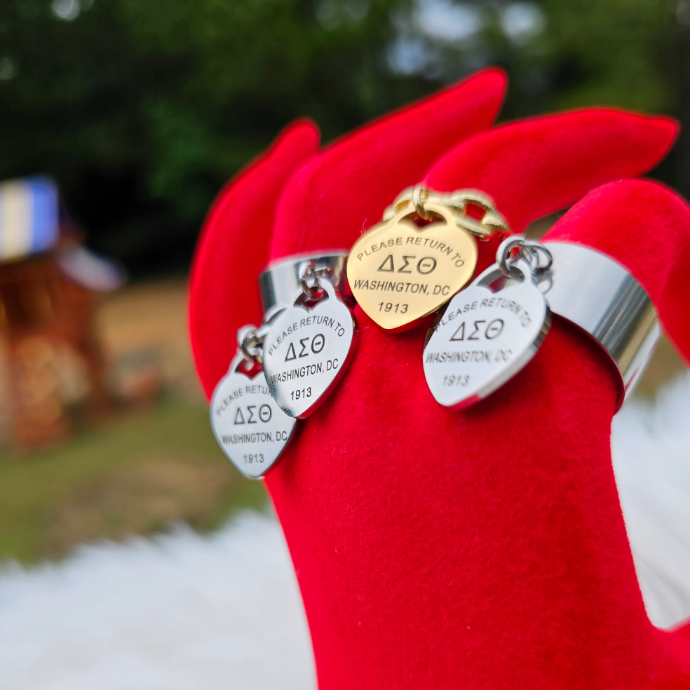 Delta Sigma Theta Adjustable Ring - DST Ring - Delta Ring - Sorority Jewelry - 1913 Ring - Sorority Ring