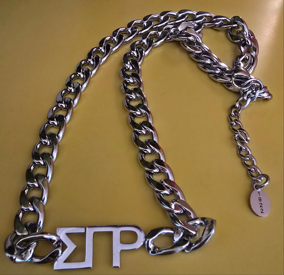 Sigma Gamma Rho 8mm Cuban Link Necklace - Sorority necklace - SGRho Necklace - Sigma Gamma Rho gift - HBCU - Divine Nine Sororities