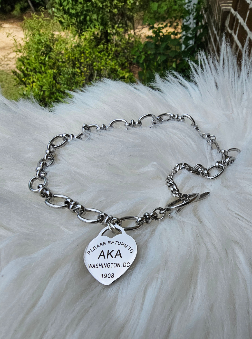Tiffany Inspired AKA Sorority Necklaces Available In Silver