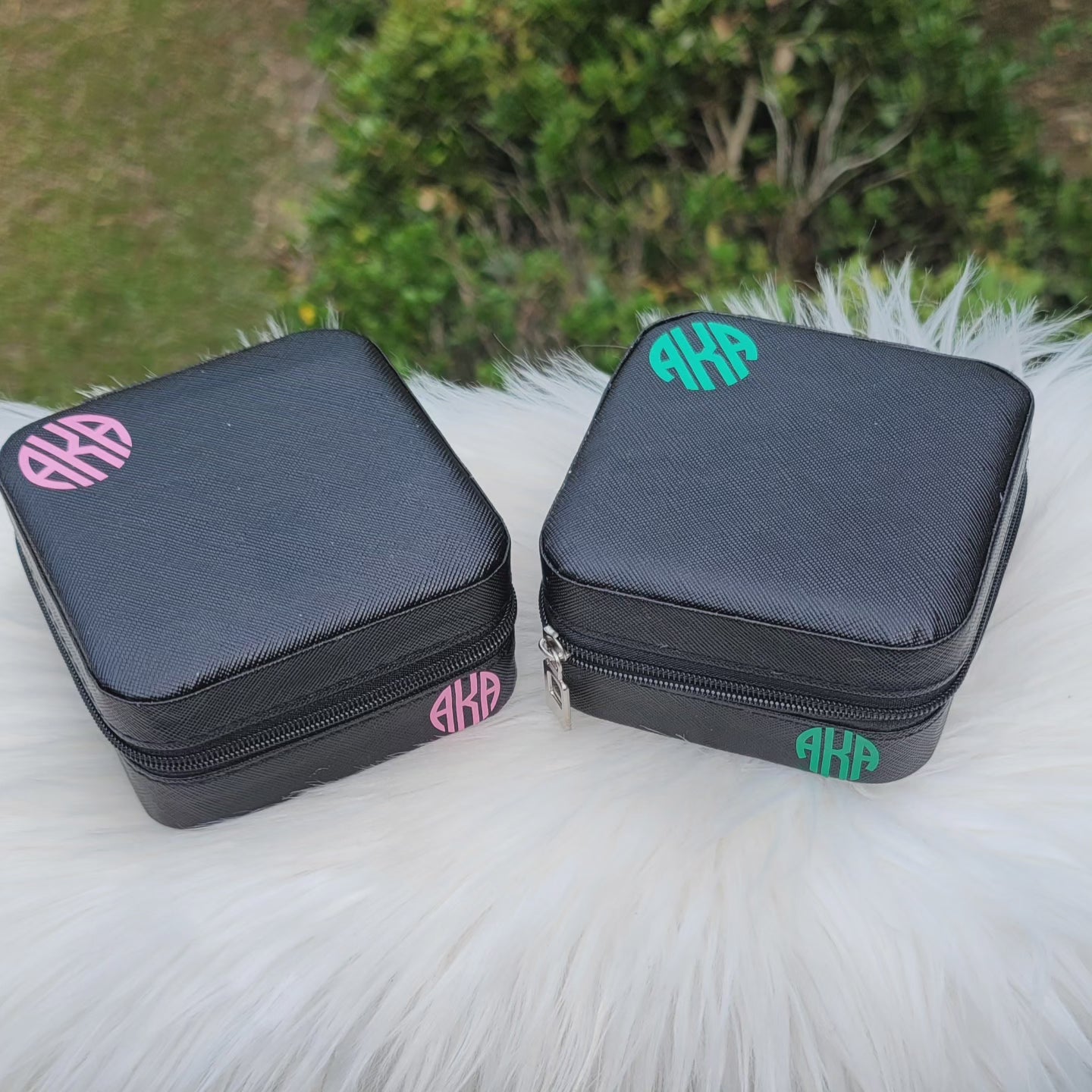 Small Alpha Kappa Alpha Jewelry Boxes Best For Traveling