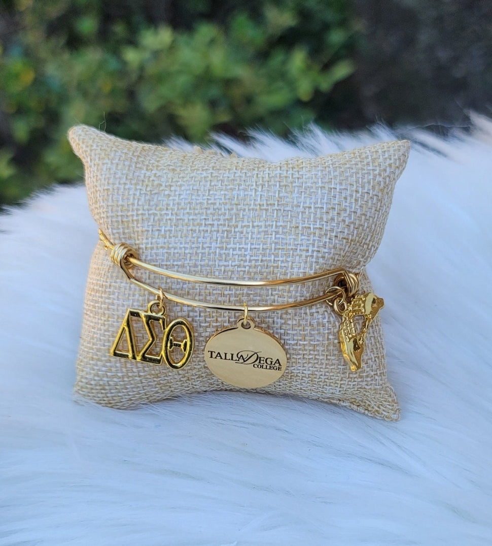 Talladega College Bracelet Available In Gold