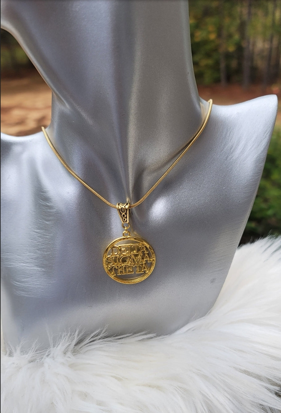 Delta Sigma Theta Sorority Necklace
