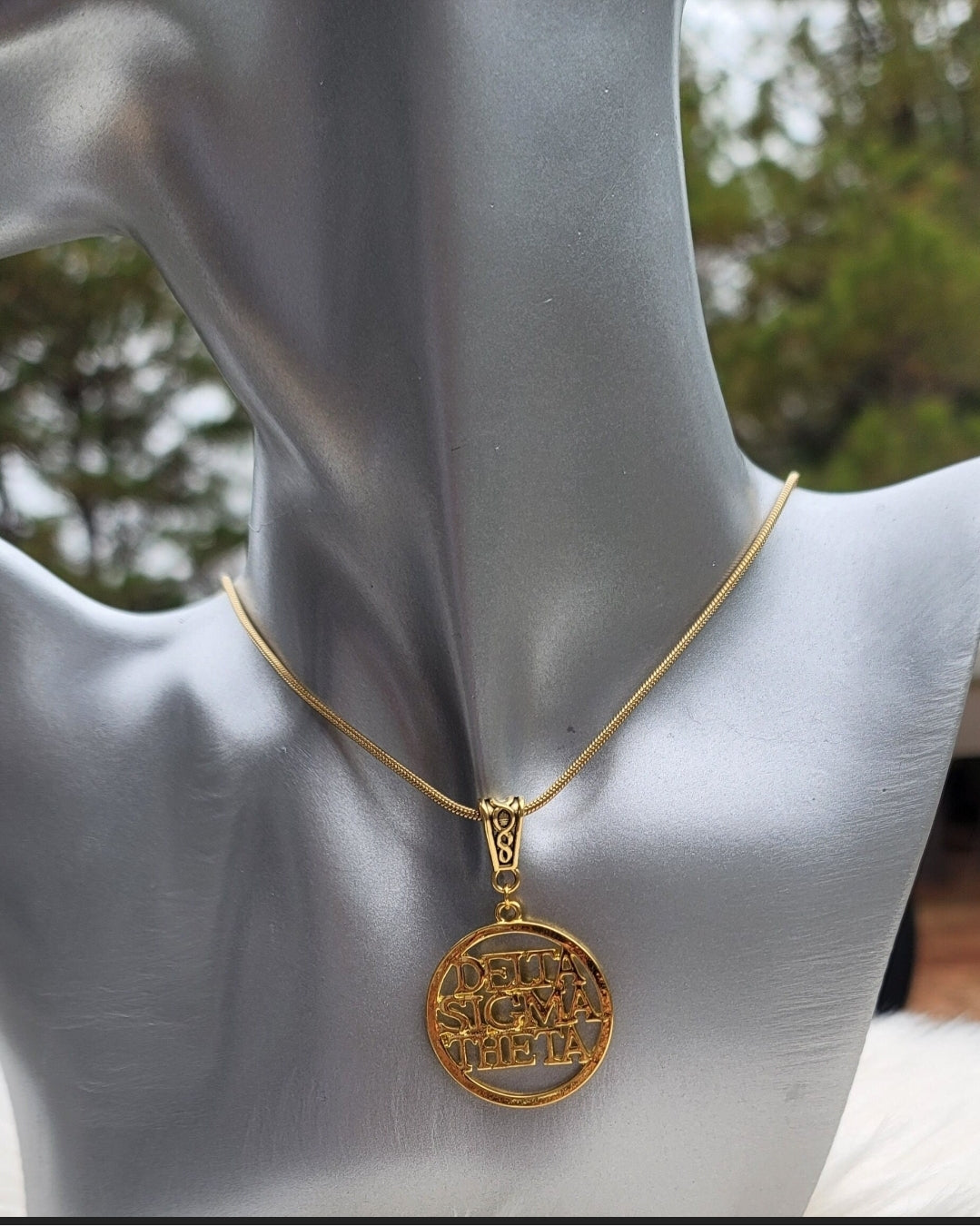 Delta Sigma Theta Sorority Necklace