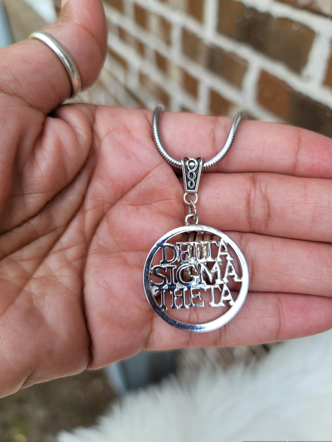 Delta Sigma Theta Sorority Necklace