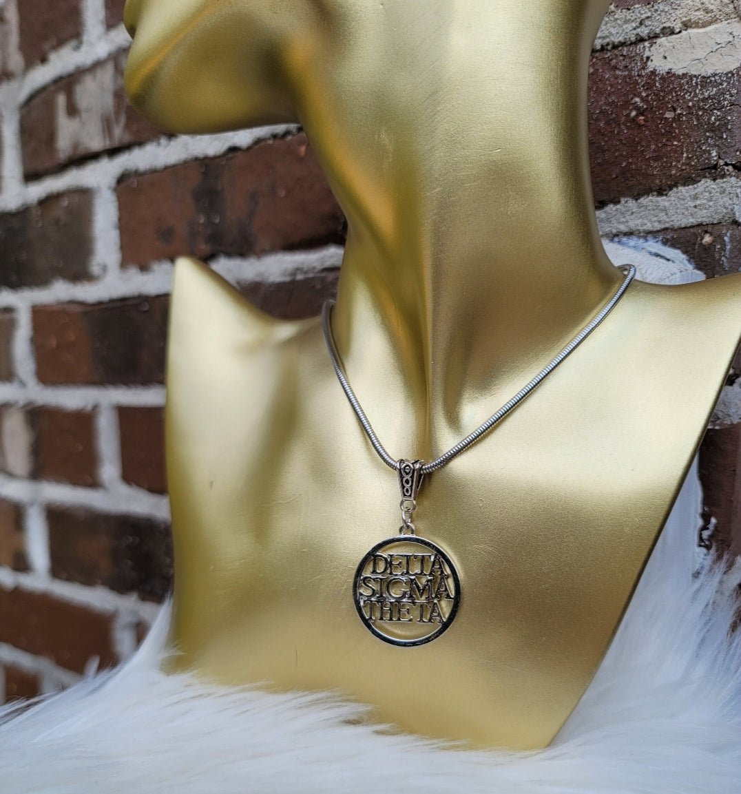 Delta Sigma Theta Sorority Necklace