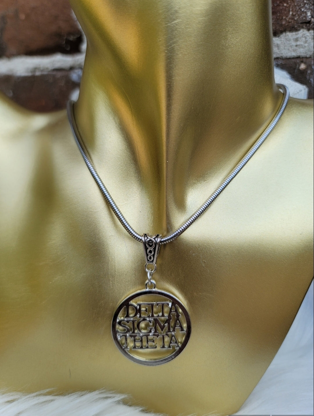 Delta Sigma Theta Sorority Necklace