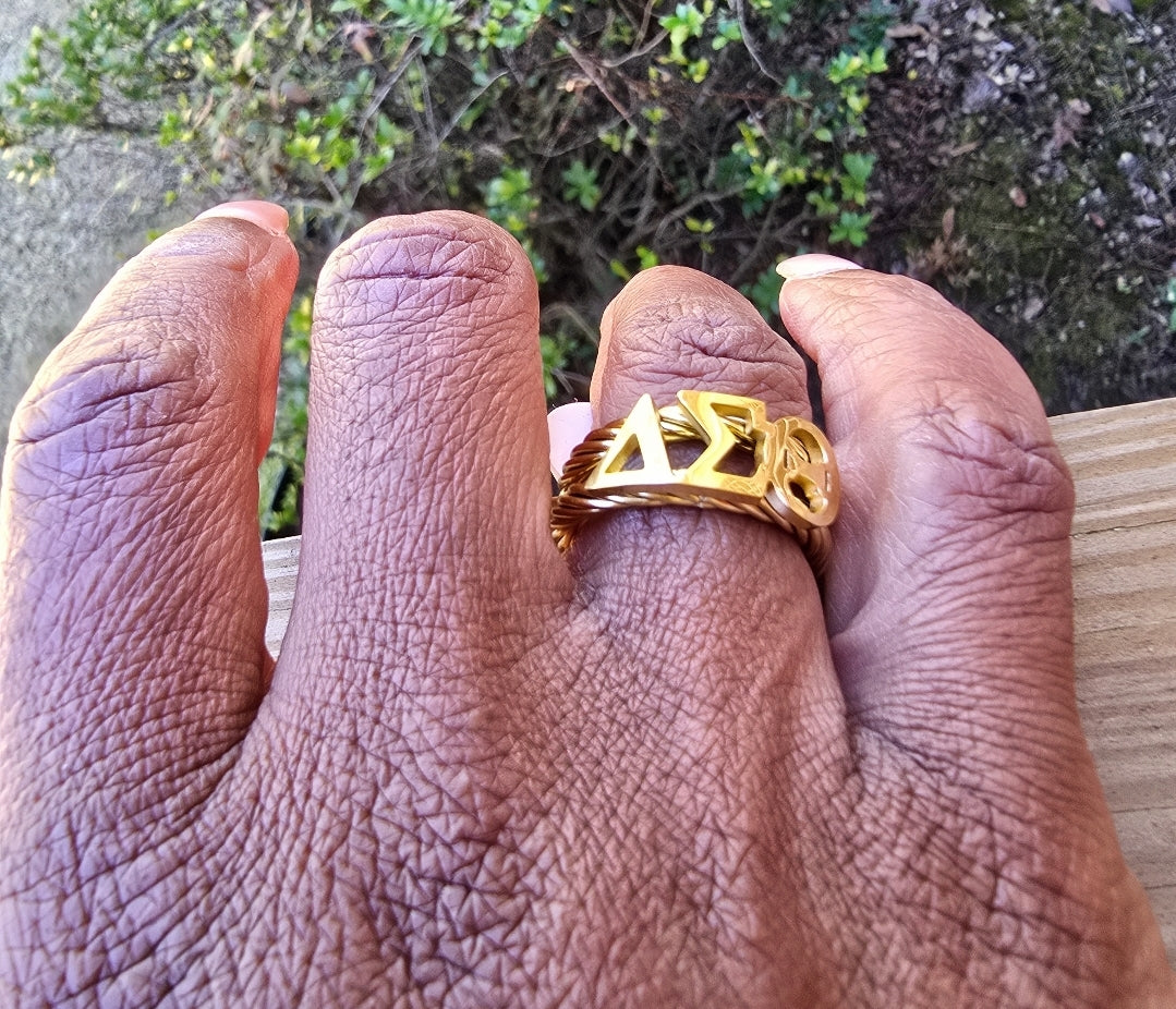 ΔΣΘ Ring - DST Ring - Delta Ring - Sorority Jewelry - 1913 Ring - Sorority Ring