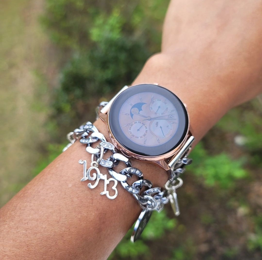 Delta Samsung 20mm Galaxy Bracelet Watch Band (Please message shop with line number if you would like added to design)