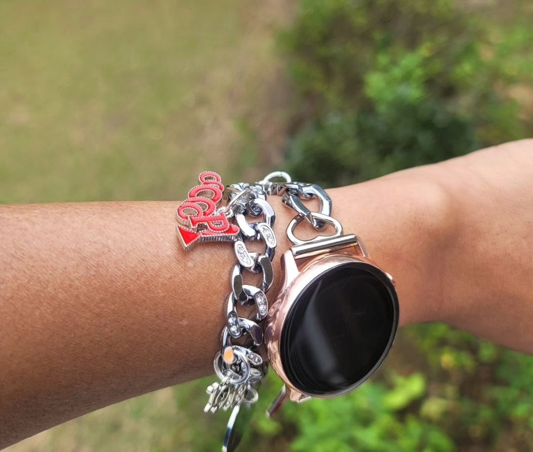 Delta Samsung 20mm Galaxy Bracelet Watch Band (Please message shop with line number if you would like added to design)