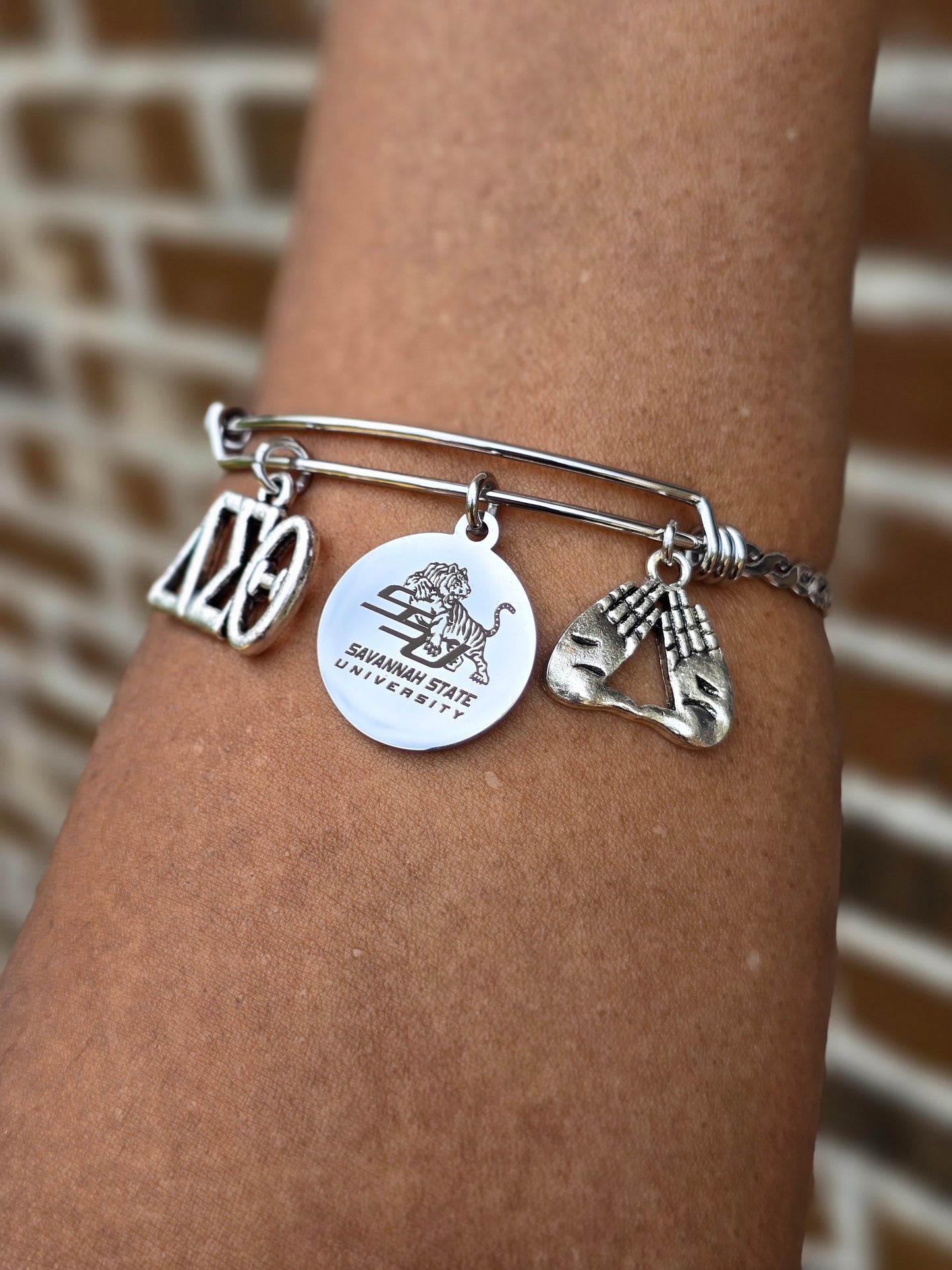 Savannah State University Delta Bracelet - HBCU - Delta Sigma Theta Bracelet - Sorority Bracelet - DST University bracelet -Sorority Jewelry
