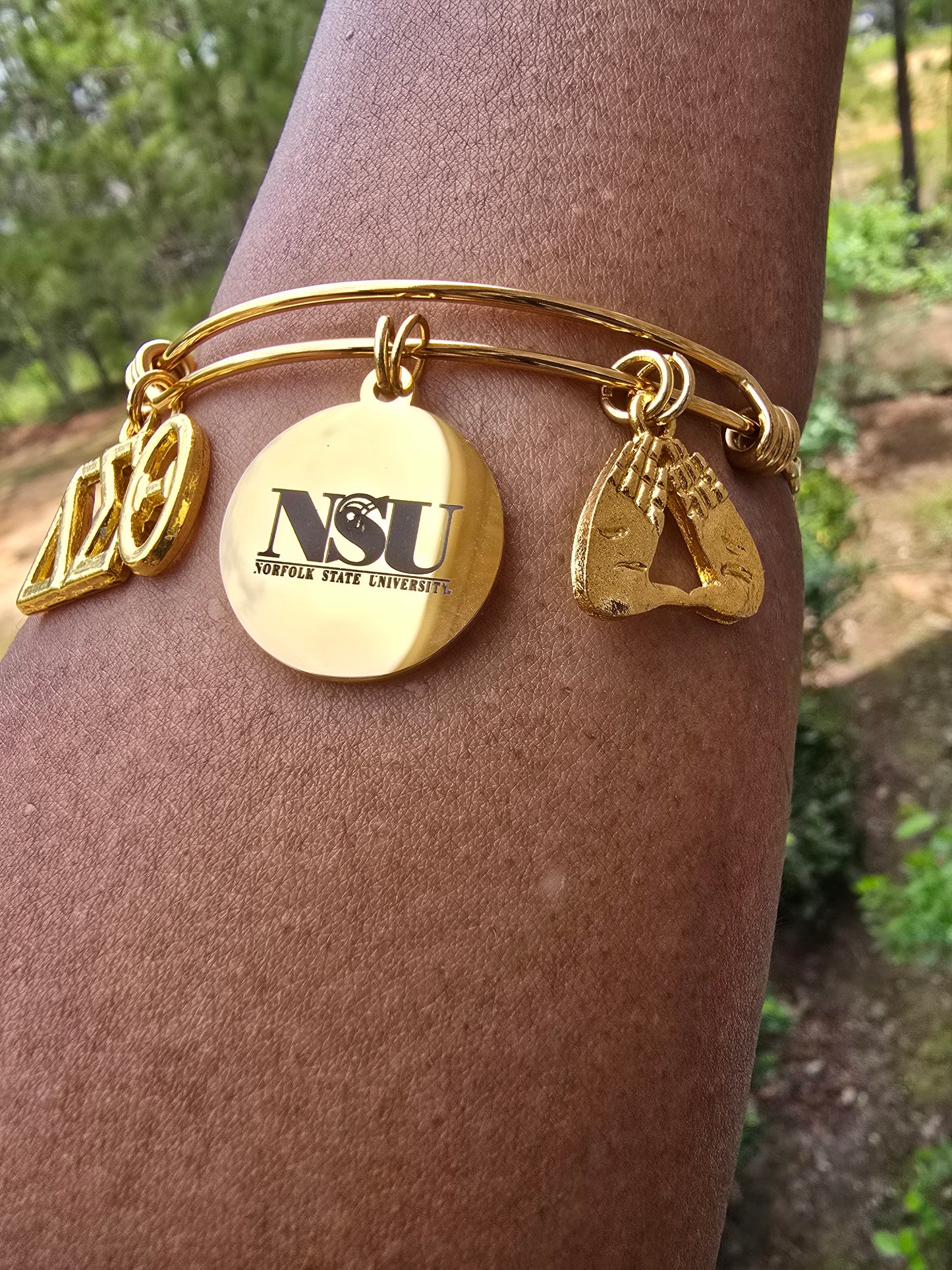 Norfolk State University Delta Bracelet - HBCU - Delta Sigma Theta Bracelet - Sorority Bracelet - DST University bracelet - Sorority Jewelry - NSU