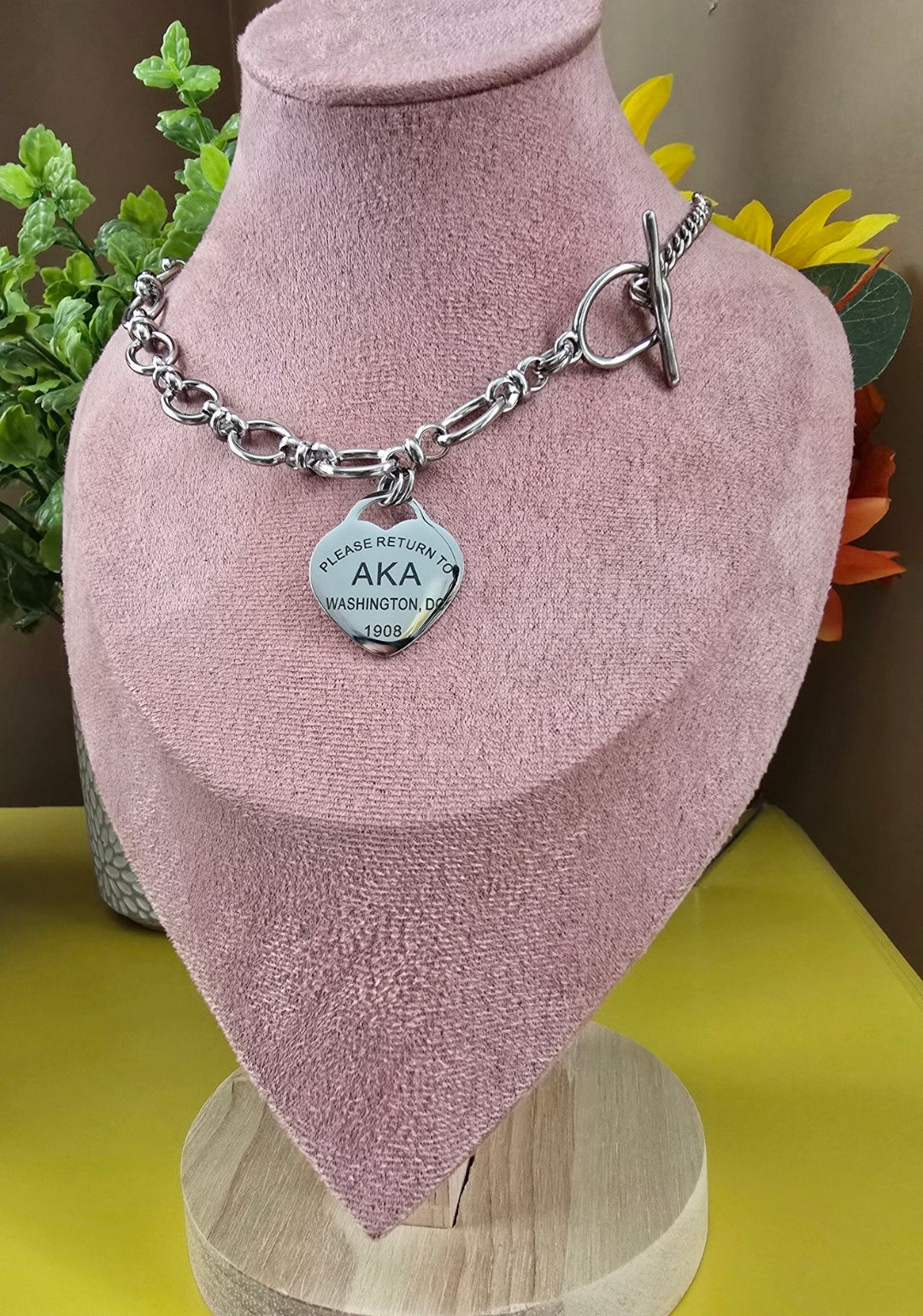 Tiffany Inspired AKA Sorority Necklaces Available In Silver