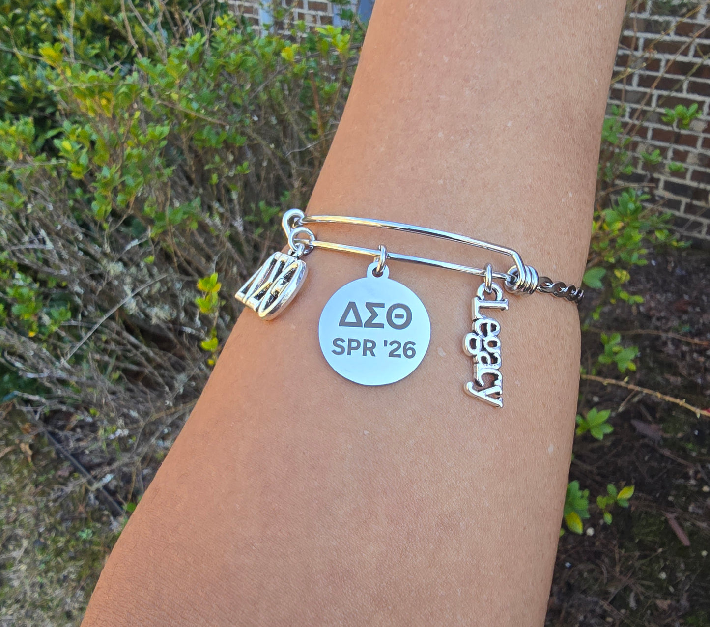 Delta Spring 2026 Charm Bracelet - HBCU Bracelet Delta Sigma Theta Bracelet - DST - Spring 2026 - Sorority Jewelry