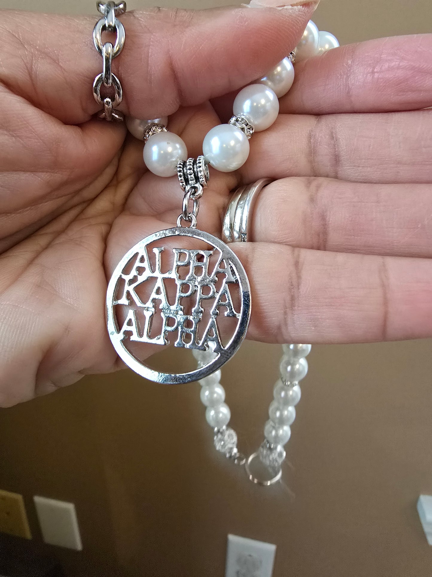 AKA Pearl Sorority Necklaces