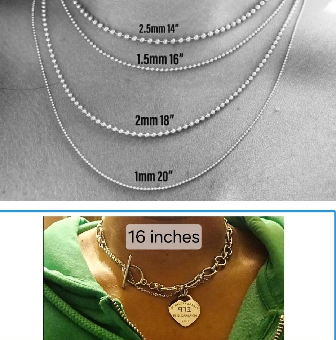 Tiffany Inspired AKA Sorority Necklaces Available In Silver