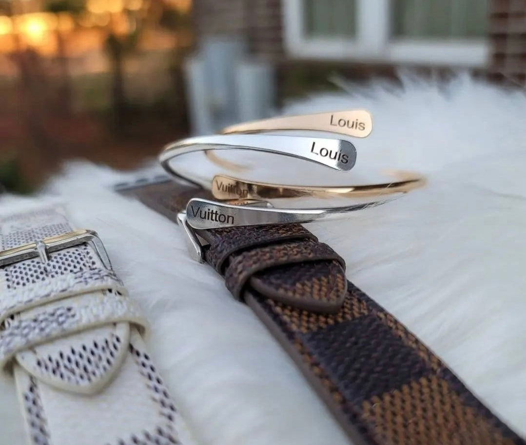 LV Inspired Apple Watch Band