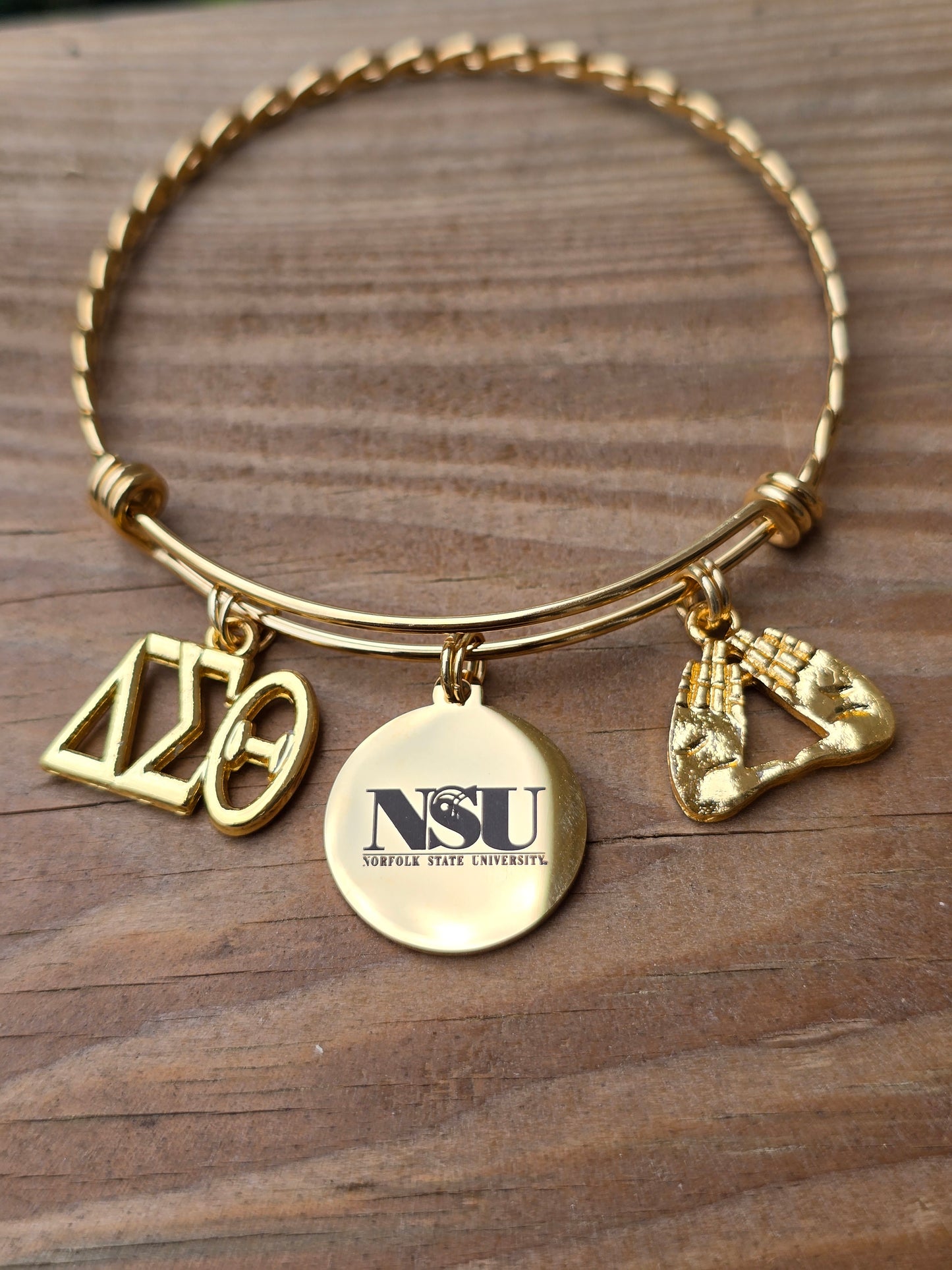 Norfolk State University Delta Bracelet - HBCU - Delta Sigma Theta Bracelet - Sorority Bracelet - DST University bracelet - Sorority Jewelry - NSU