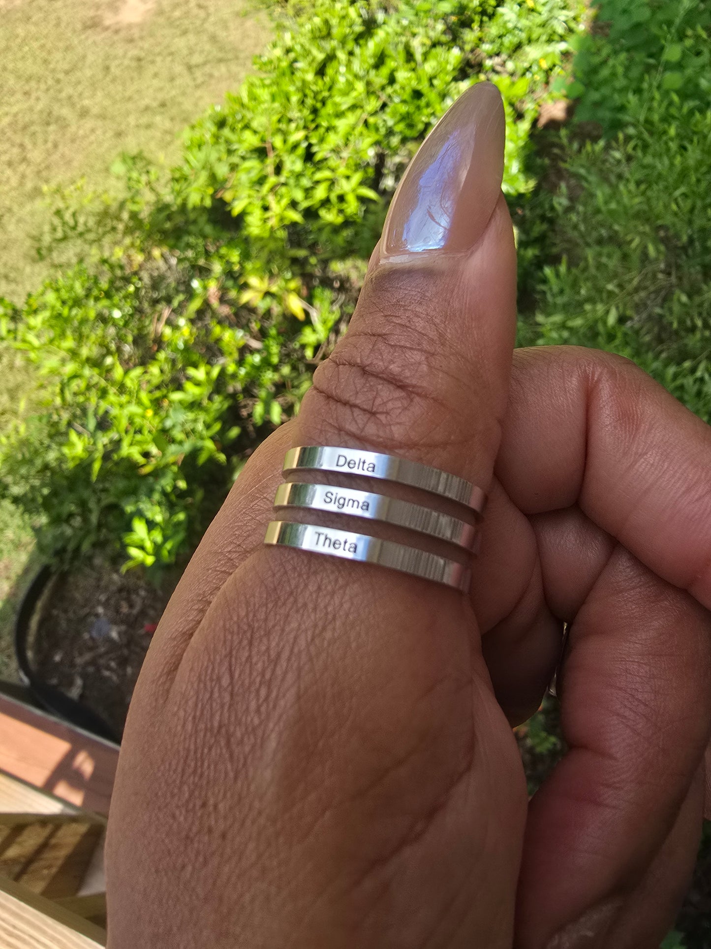 Delta Sigma Theta Adjustable Ring - DST Ring - Delta Sigma Theta Toe Ring - Sorority Jewelry - 1913 Ring - Sorority Ring