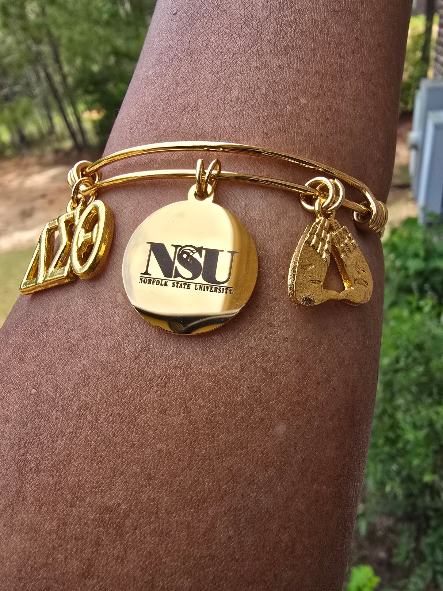 Norfolk State University Delta Bracelet - HBCU - Delta Sigma Theta Bracelet - Sorority Bracelet - DST University bracelet - Sorority Jewelry - NSU