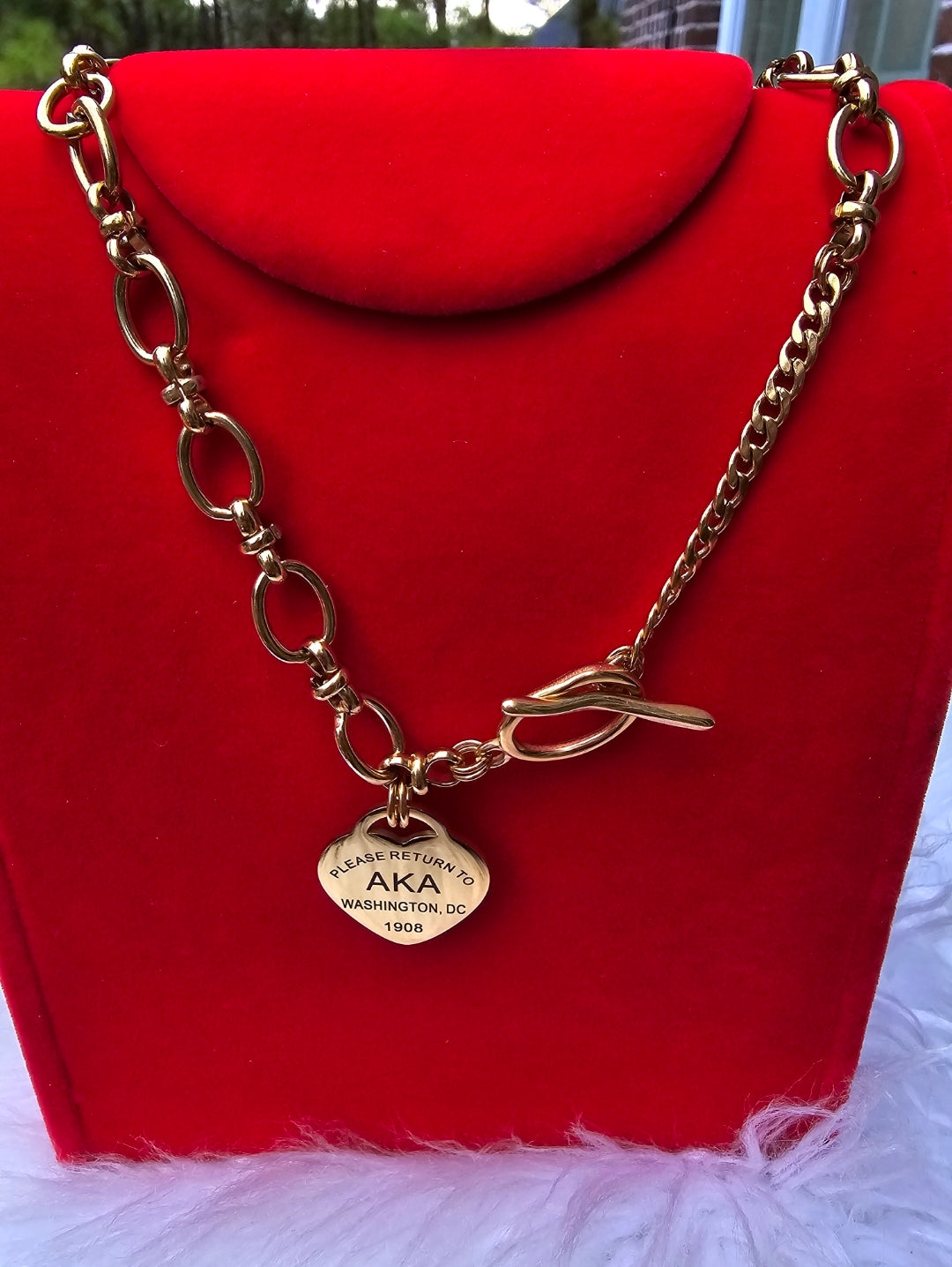 Tiffany Inspired AKA Sorority Necklaces Available In Silver