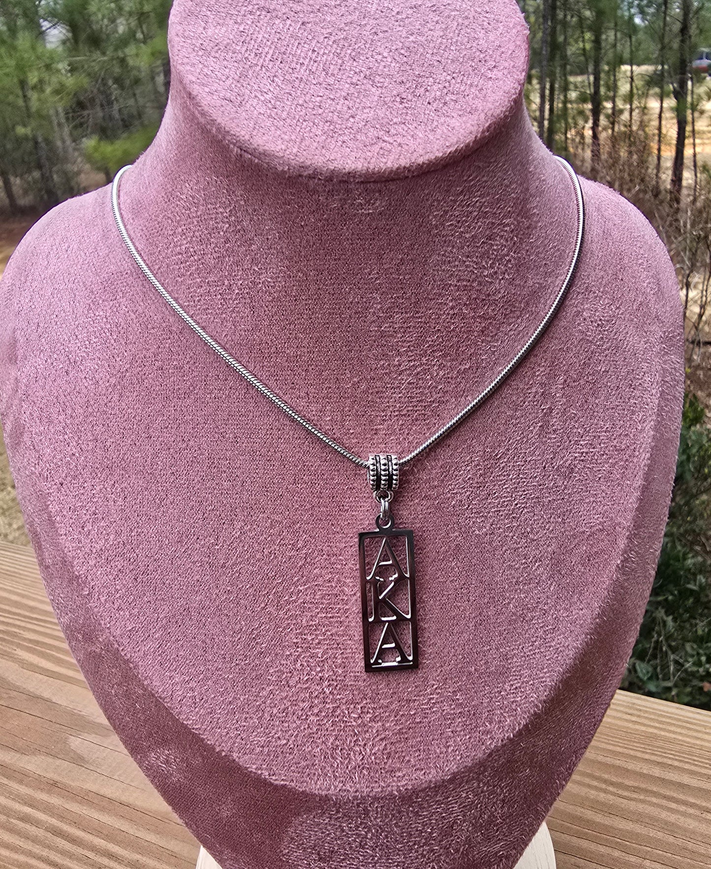 AKA Sorority Necklace - 1908 Necklace - AKA Sorority Jewelry