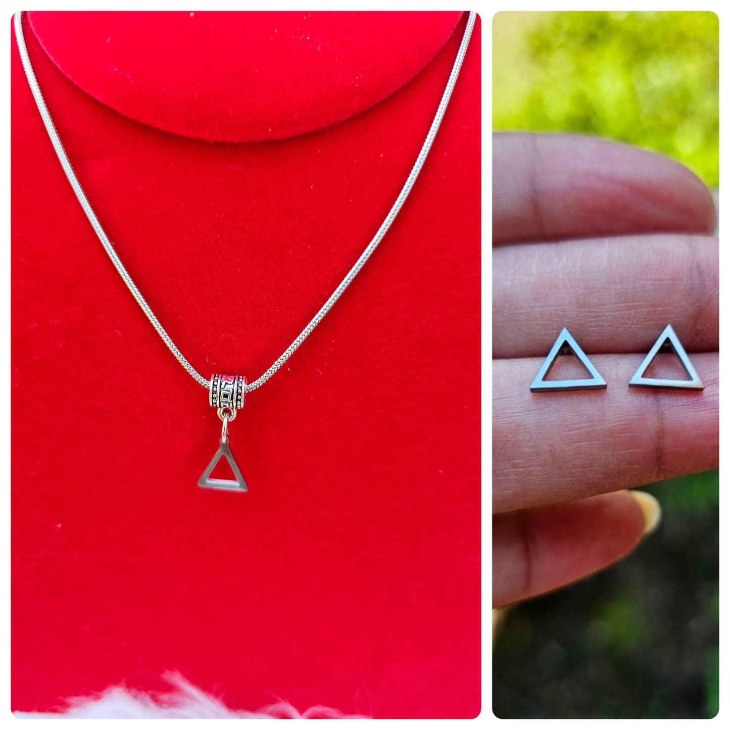 Delta Sigma Theta Sorority Necklace Available in Silver and Gold
