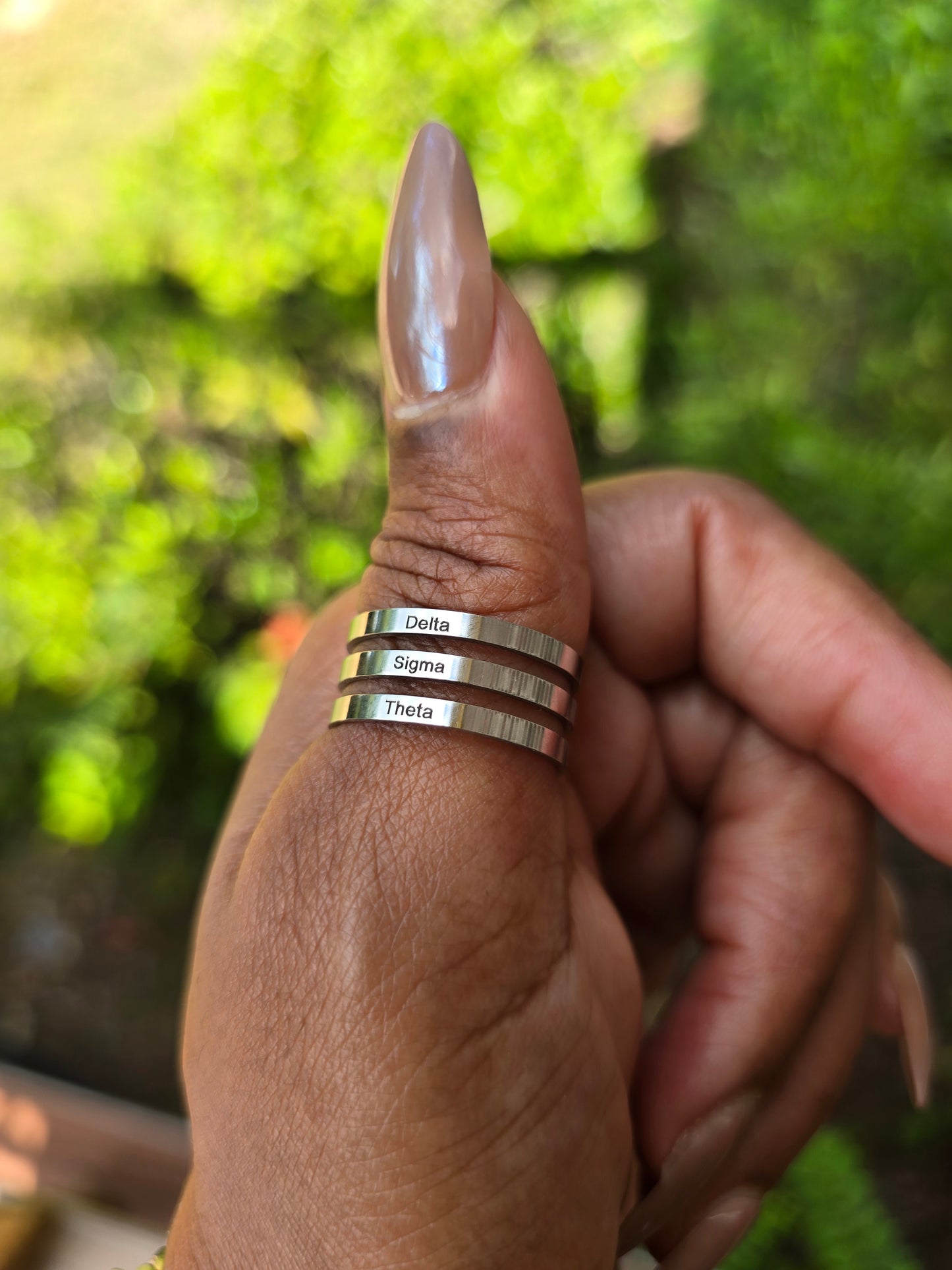 Delta Sigma Theta Adjustable Ring - DST Ring - Delta Sigma Theta Toe Ring - Sorority Jewelry - 1913 Ring - Sorority Ring