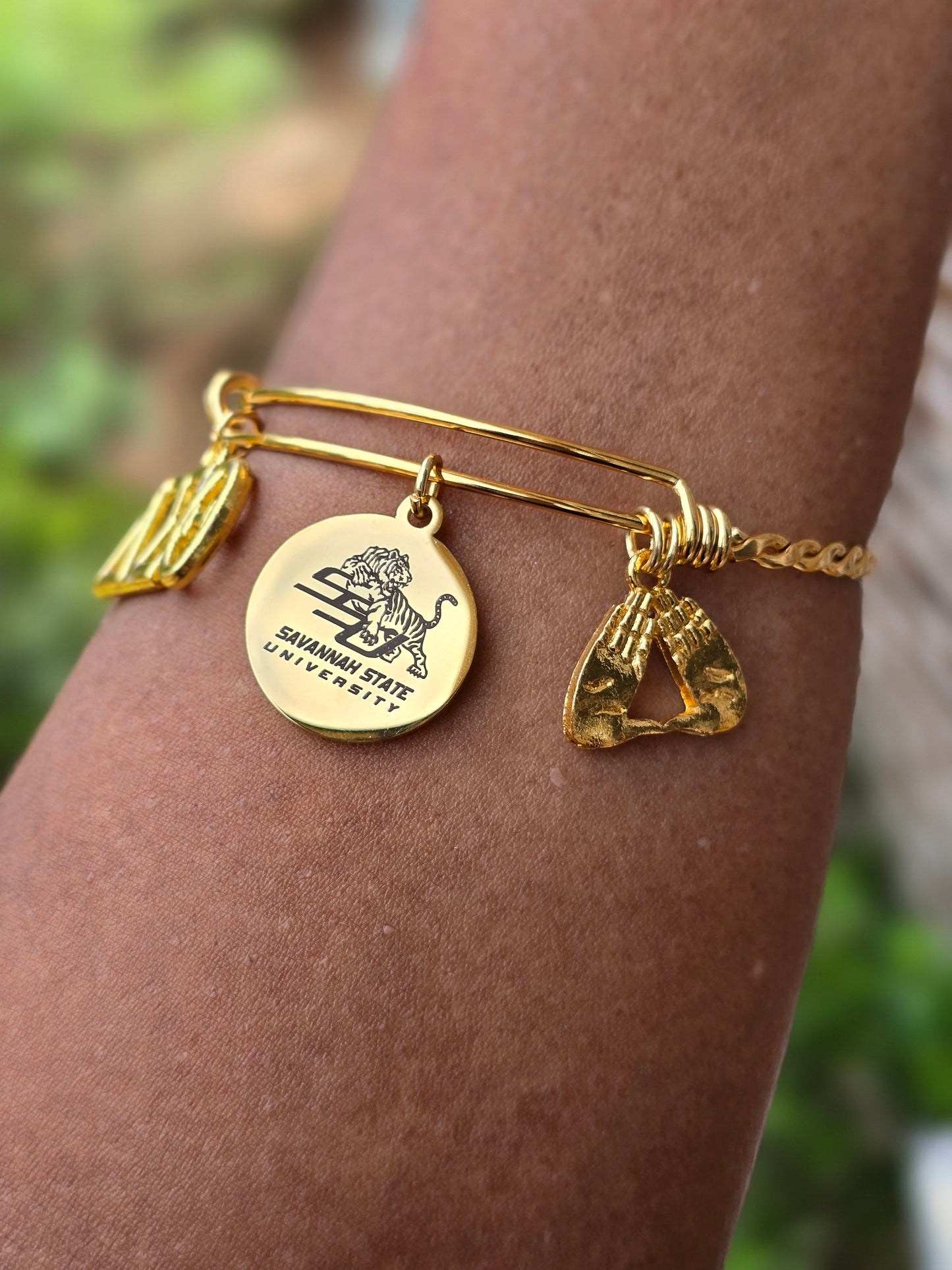 Savannah State University Delta Bracelet - HBCU - Delta Sigma Theta Bracelet - Sorority Bracelet - DST University bracelet -Sorority Jewelry