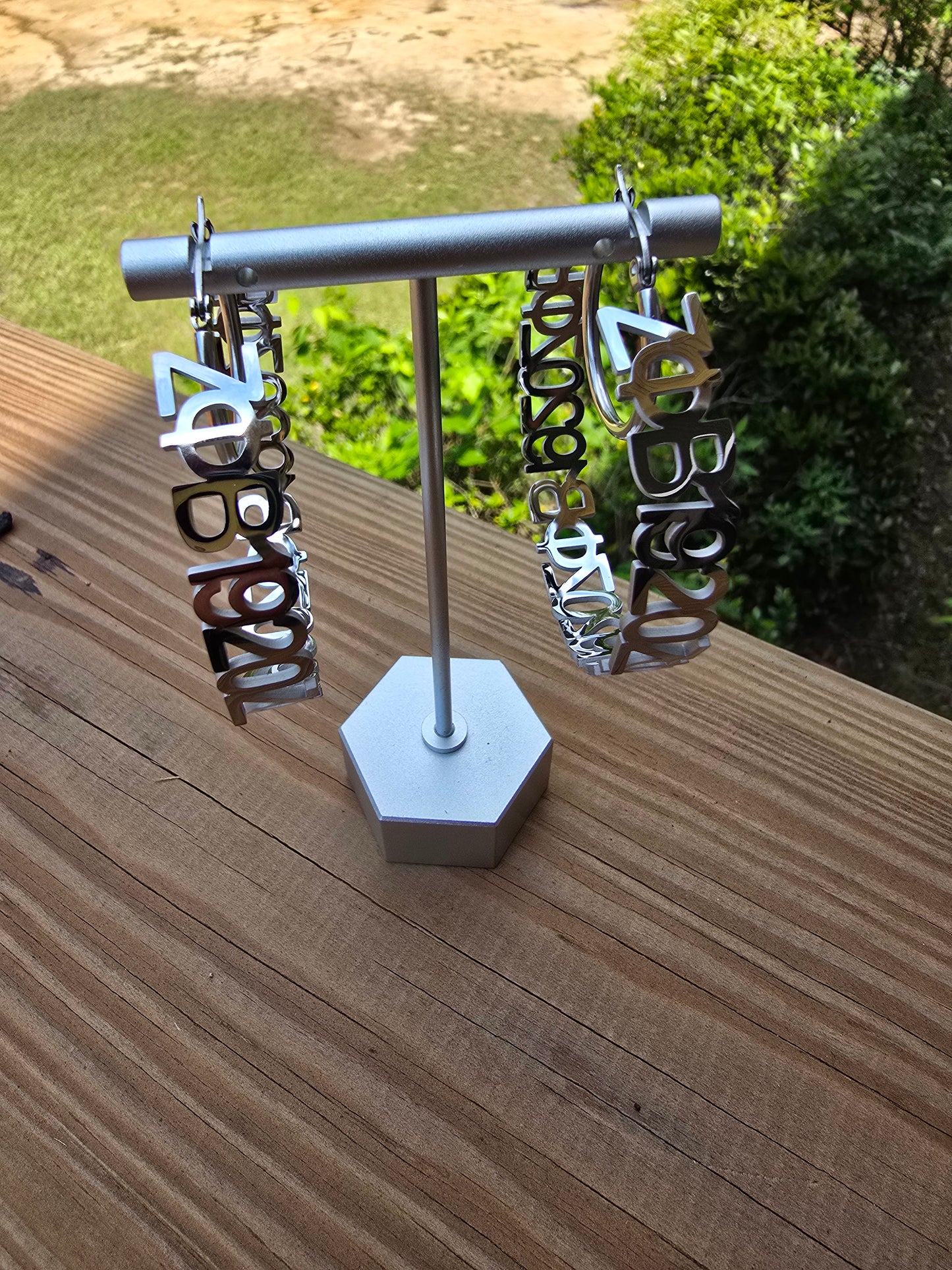 Zeta Phi Beta Greek Letter 1920 Sorority Earrings