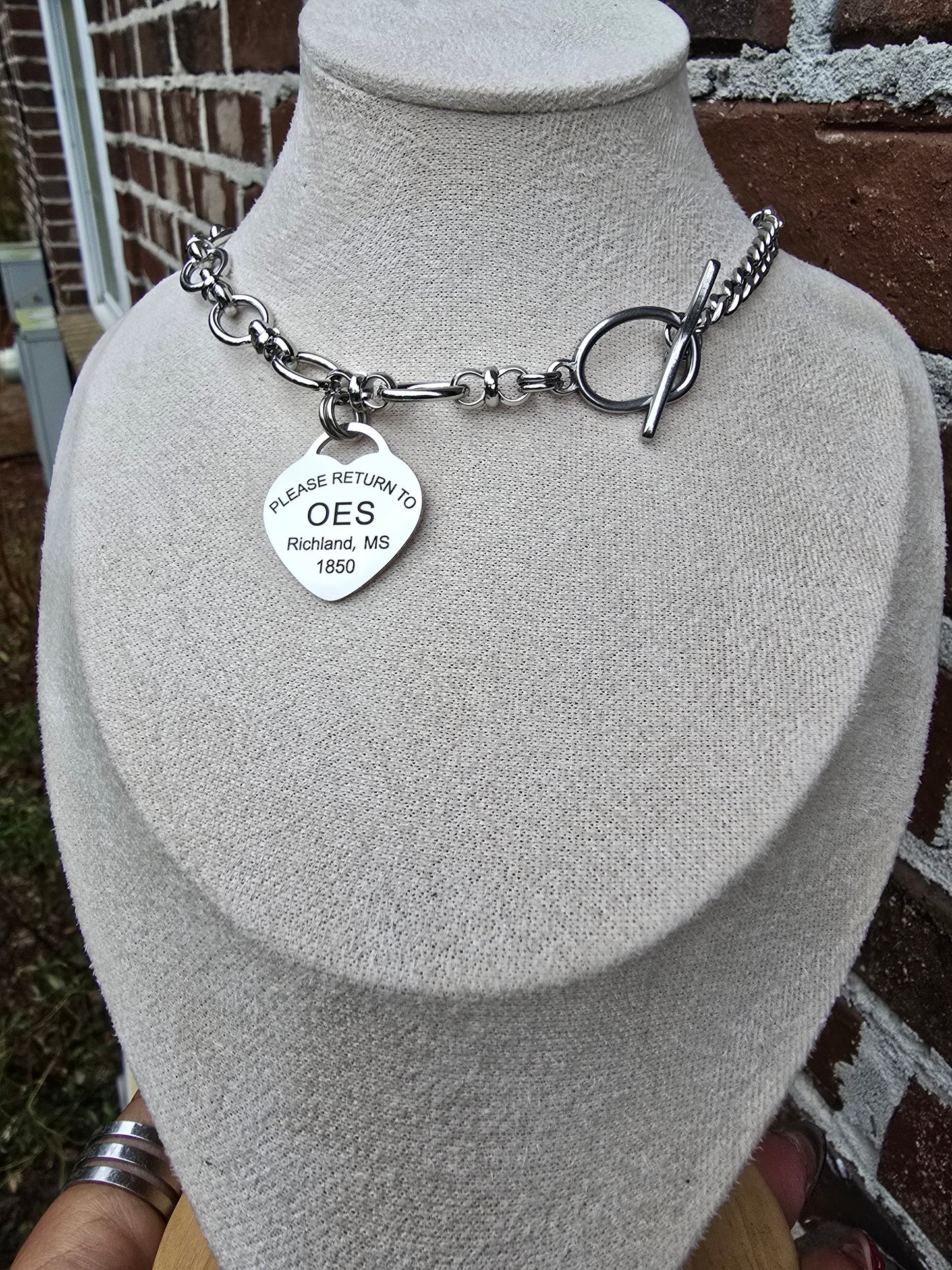 Order of Eastern Star Necklace - 1850 Necklace - OES Jewelry - OES gift - HBCU Jewelry