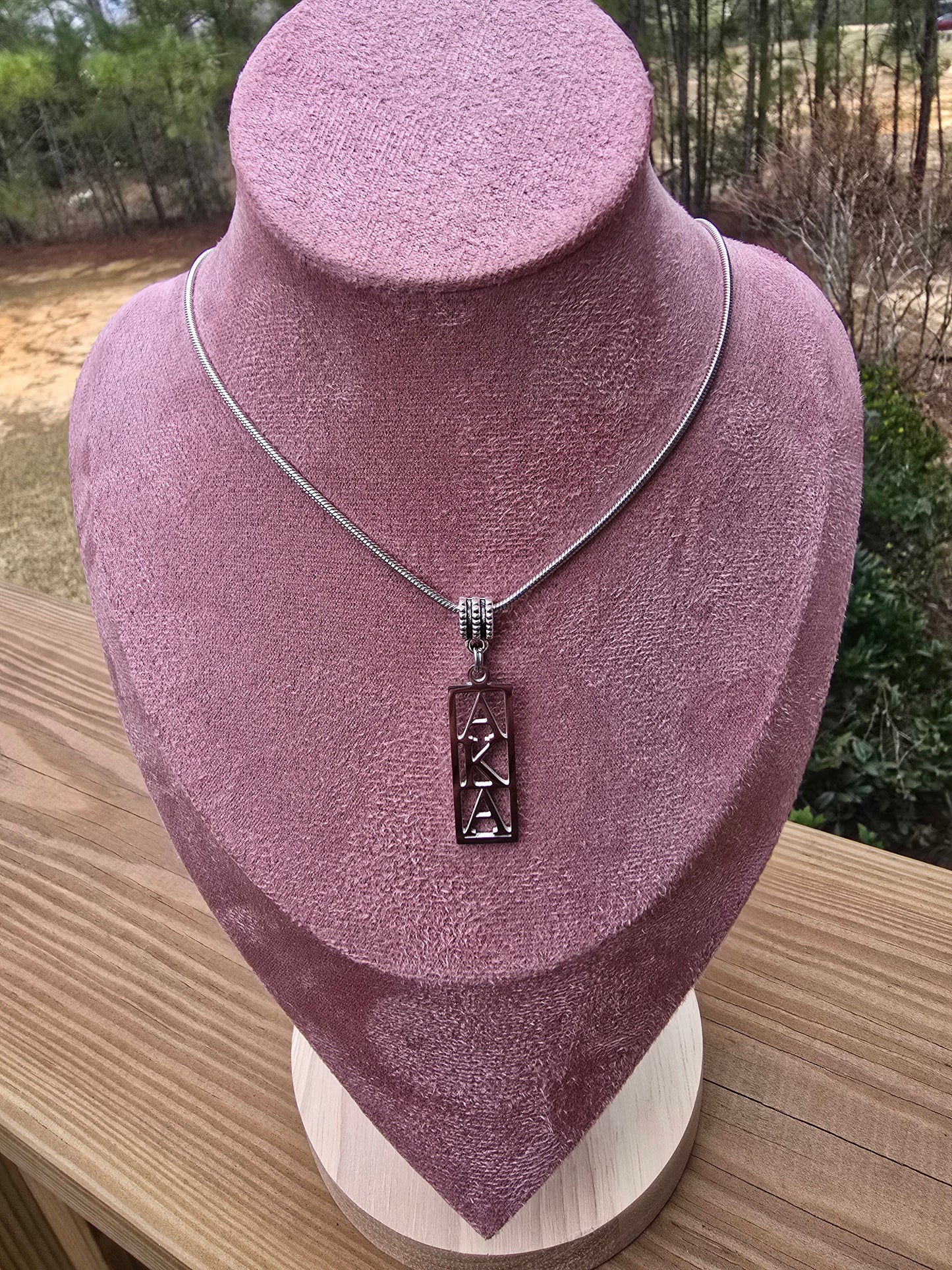 AKA Sorority Necklace - 1908 Necklace - AKA Sorority Jewelry