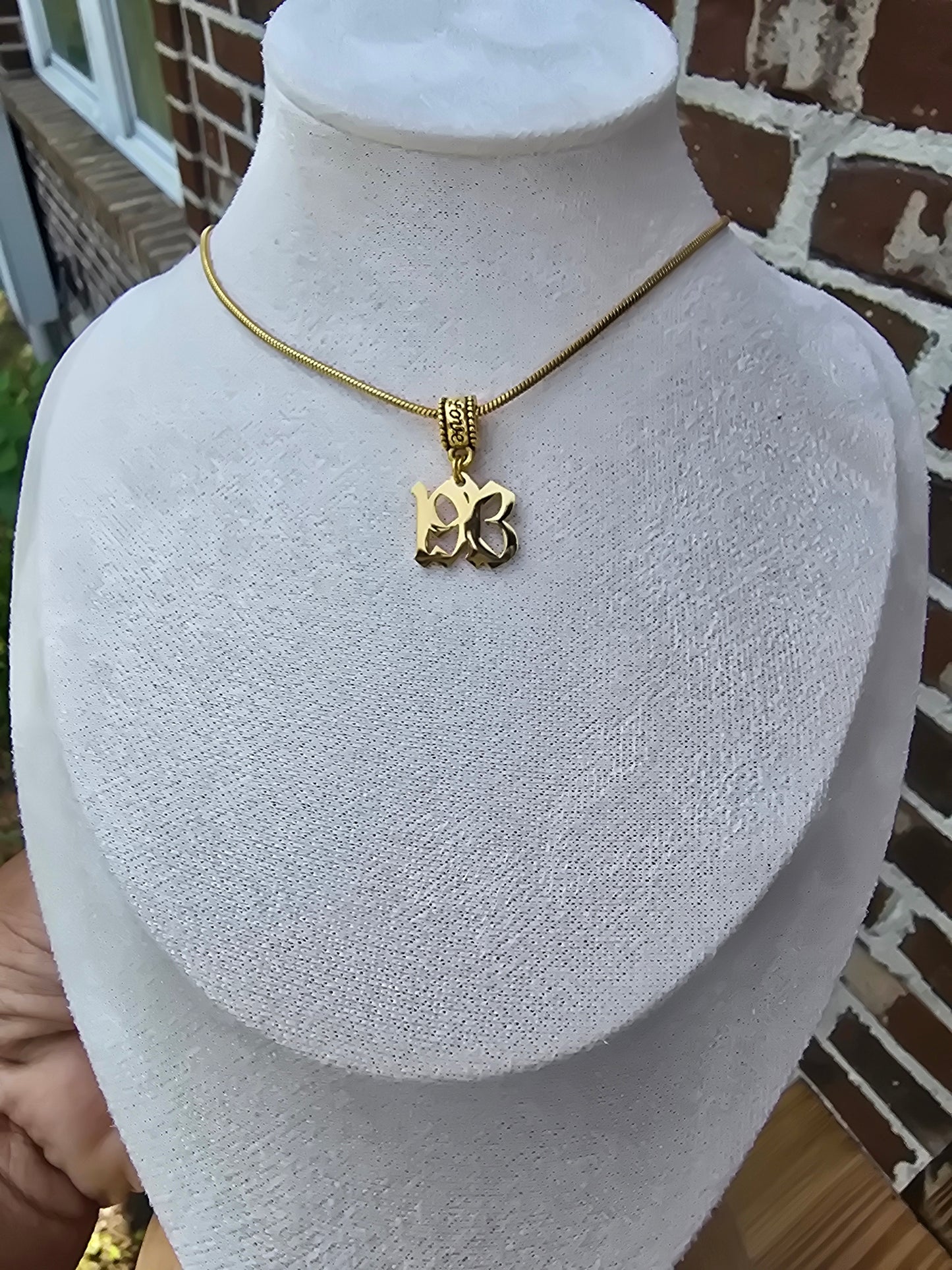 1913 Delta Sigma Theta Sorority Necklaces Available In Gold & Silver