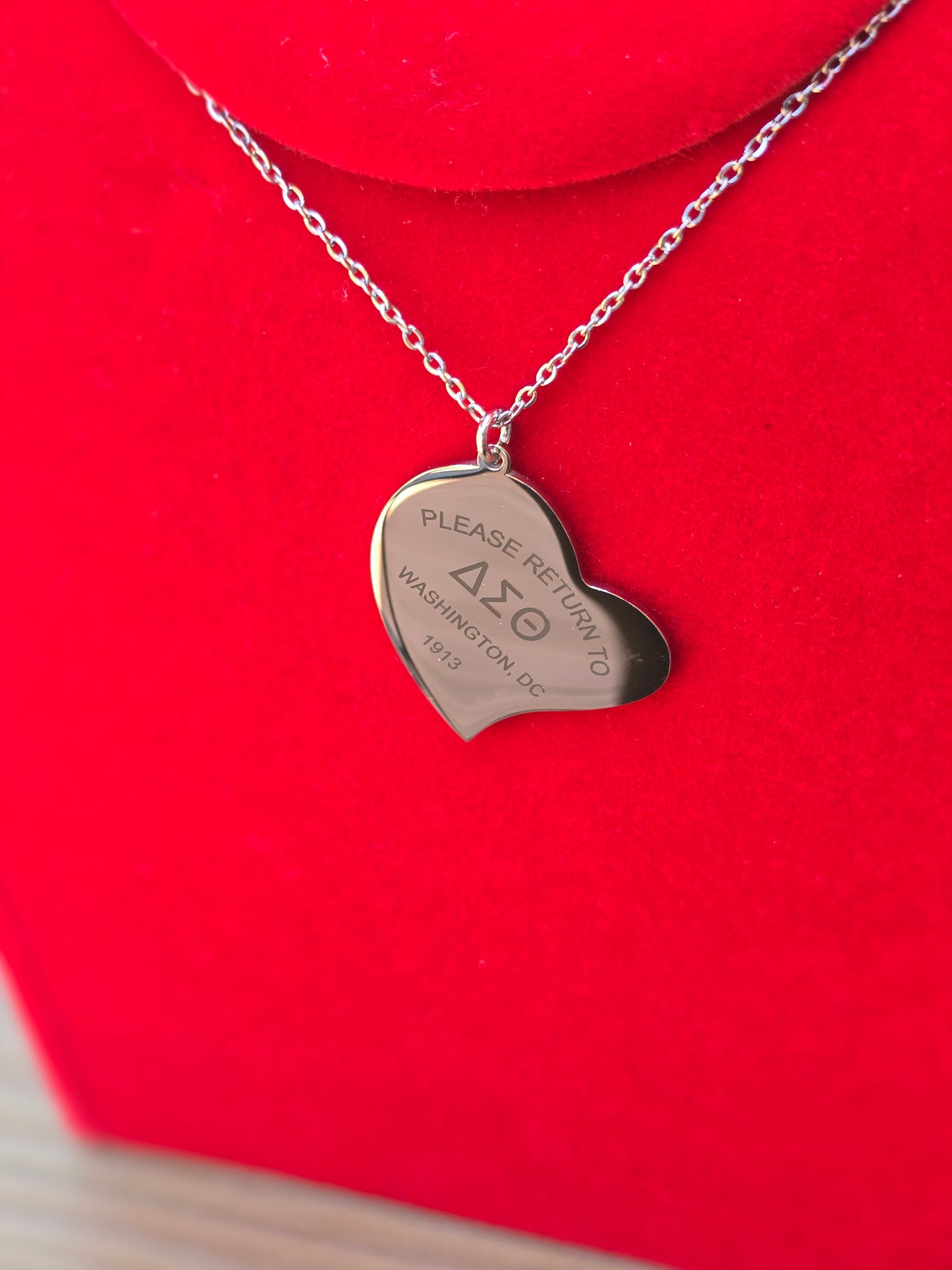Tiff Inspired Large Charm Delta Sigma Theta Sorority Necklace