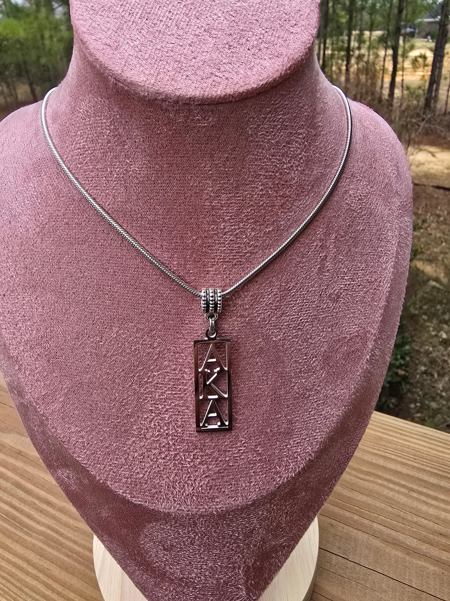 AKA Sorority Necklace - 1908 Necklace - AKA Sorority Jewelry