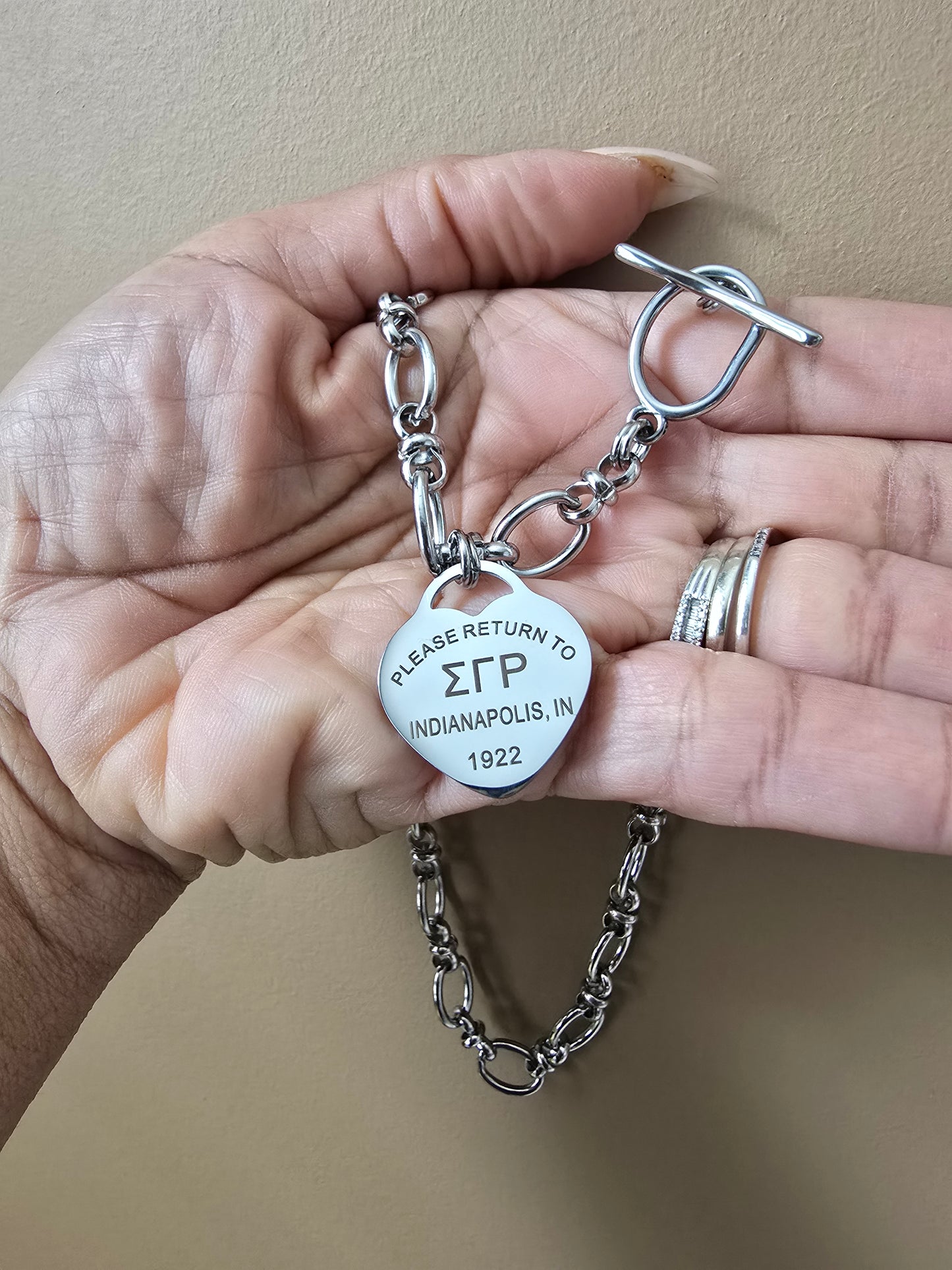 Tiffany Inspired Sigma Gamma Rho Sorority Necklaces Available In Silver