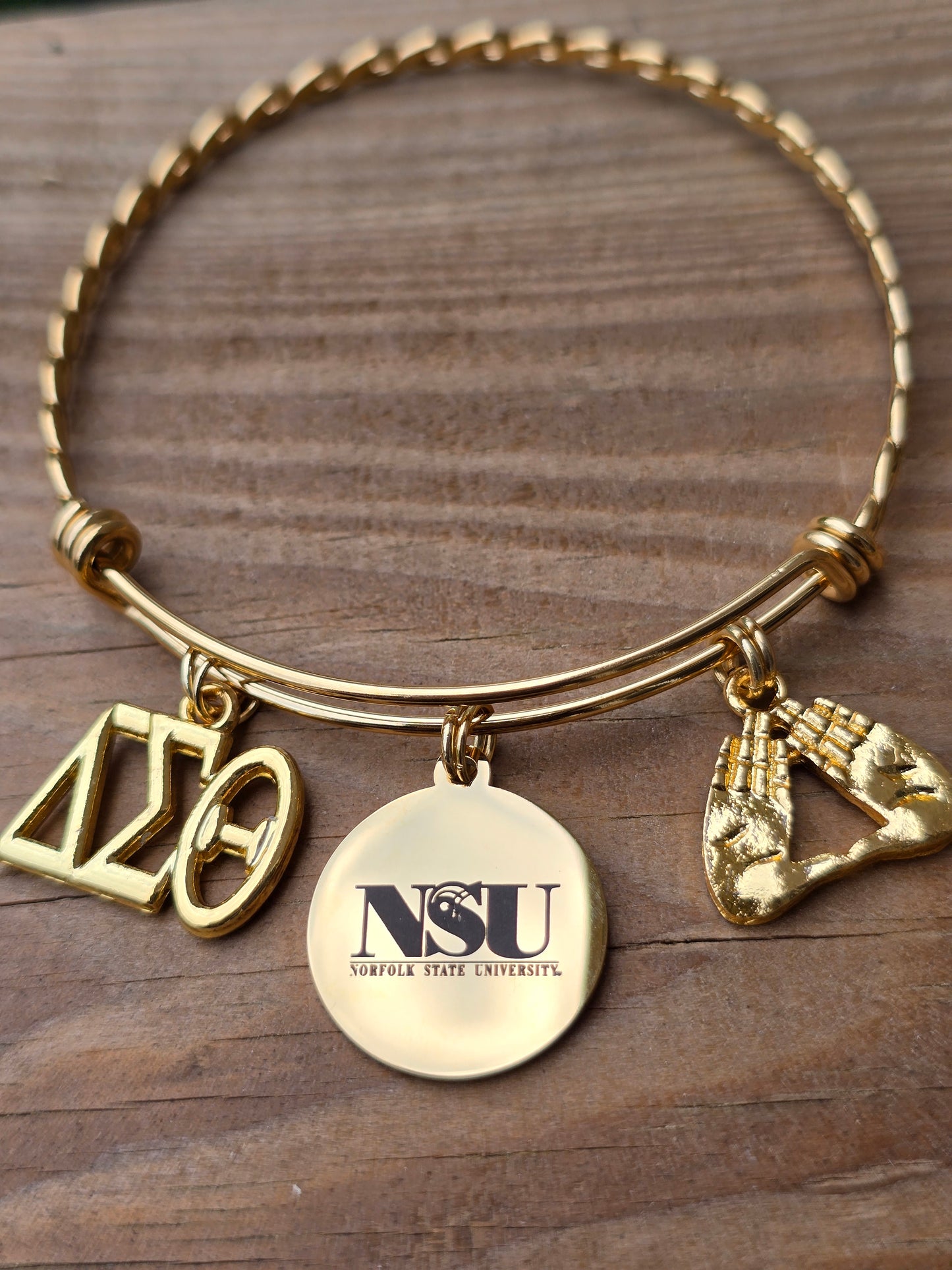 Norfolk State University Delta Bracelet - HBCU - Delta Sigma Theta Bracelet - Sorority Bracelet - DST University bracelet - Sorority Jewelry - NSU