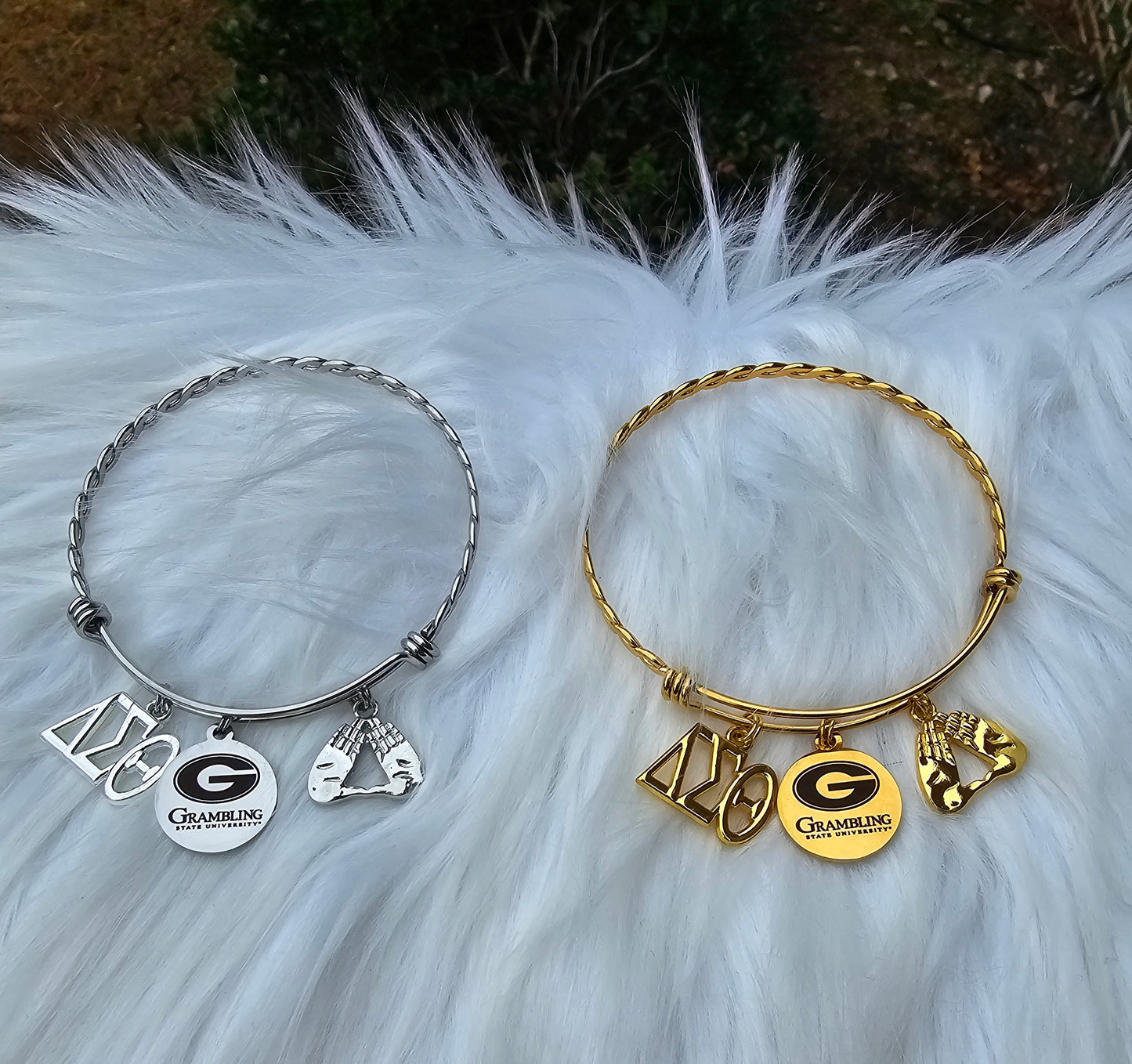 Grambling State University Bracelet Available In Gold and Silver