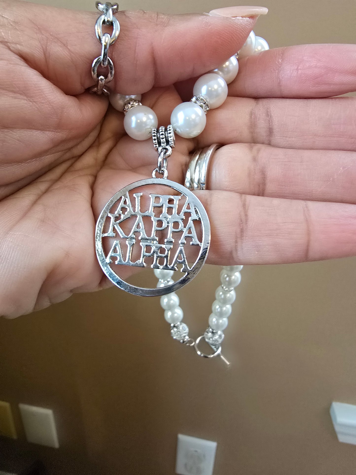 AKA Pearl Sorority Necklaces