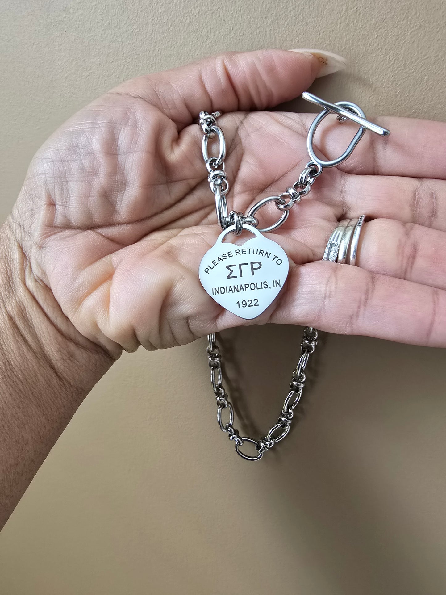 Tiffany Inspired Sigma Gamma Rho Sorority Necklaces Available In Silver